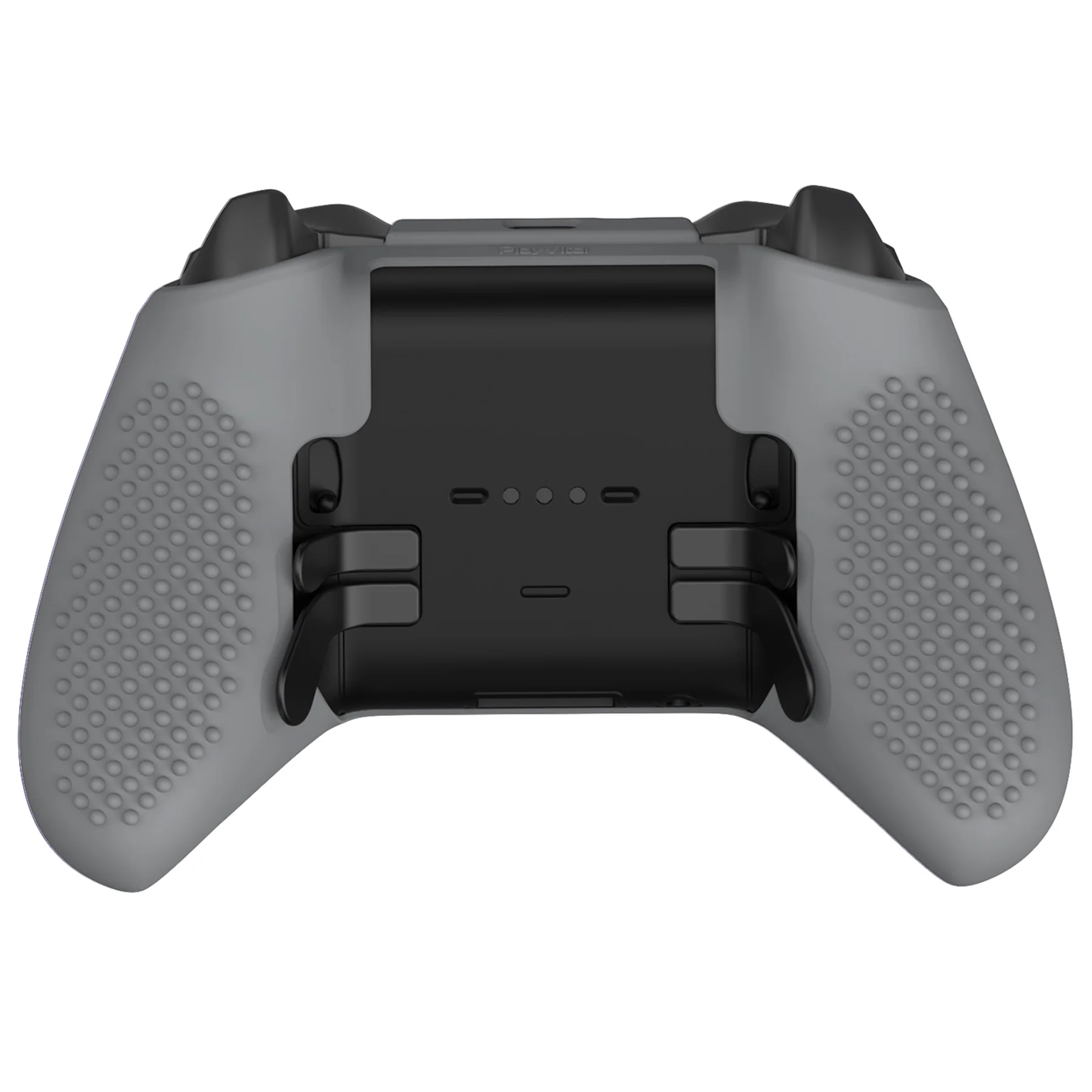 eXtremeRate PlayVital Protective Anti-Slip Silicone Case with Thumb Grips Caps for Xbox One Elite Series 2 & Elite 2 Core Controller - New Hope Gray - Image 7