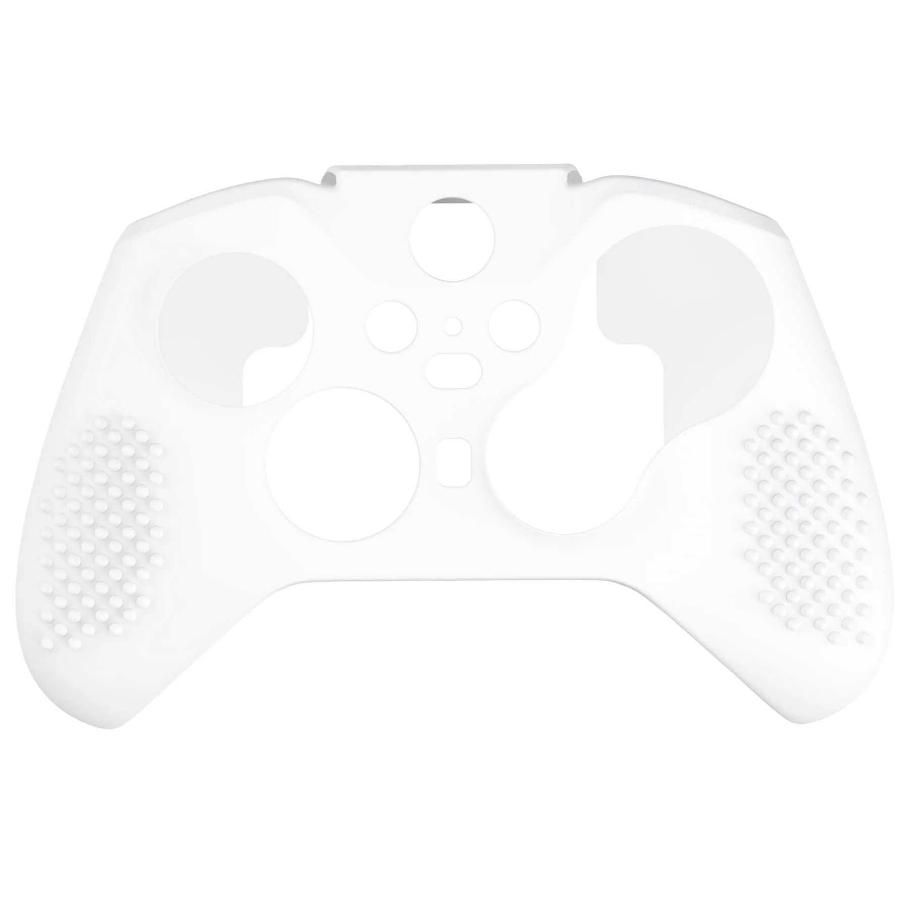 eXtremeRate PlayVital Protective Anti-Slip Silicone Case with Thumb Grips Caps for Xbox One Elite Series 2 & Elite 2 Core Controller - White - Image 6