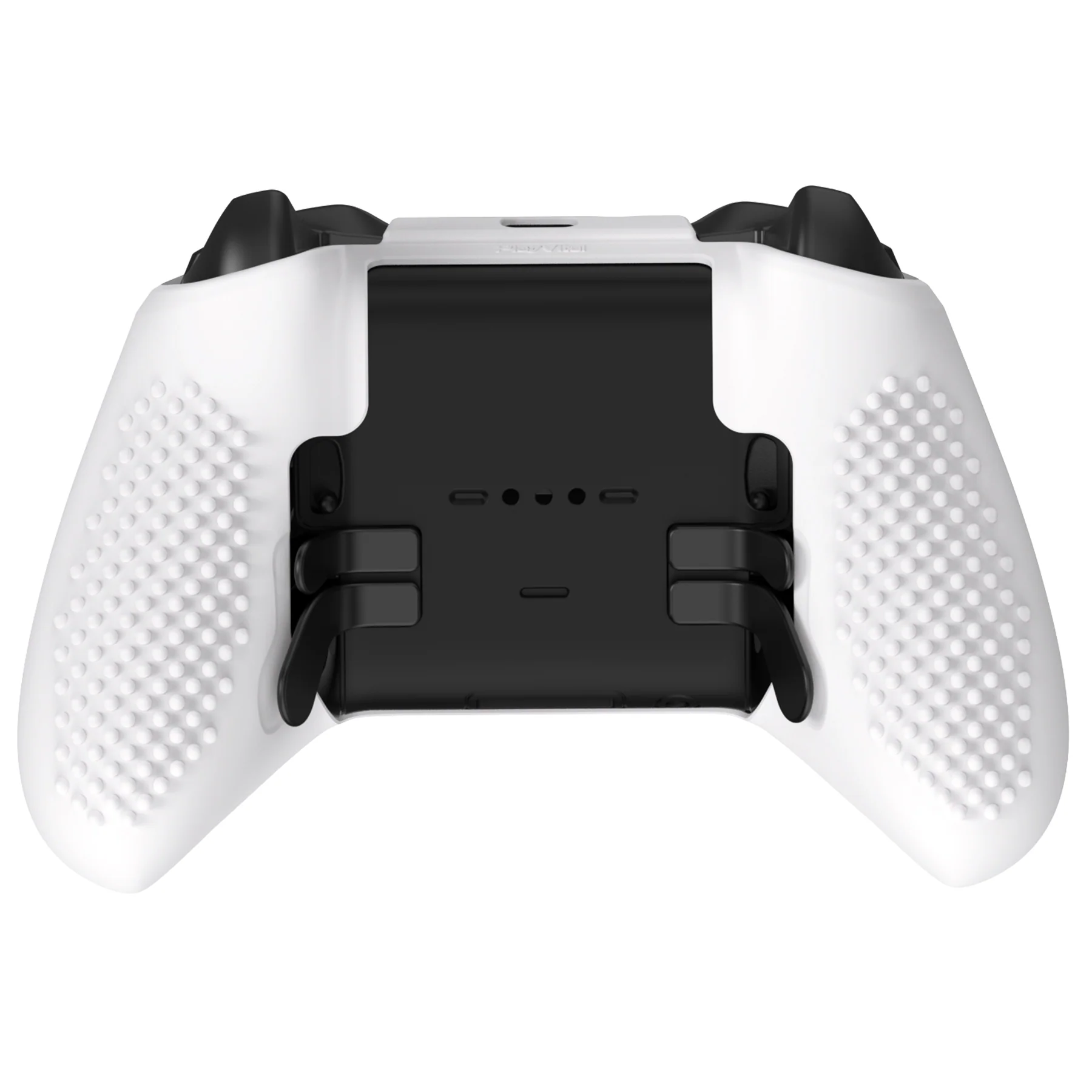 eXtremeRate PlayVital Protective Anti-Slip Silicone Case with Thumb Grips Caps for Xbox One Elite Series 2 & Elite 2 Core Controller - White - Image 7