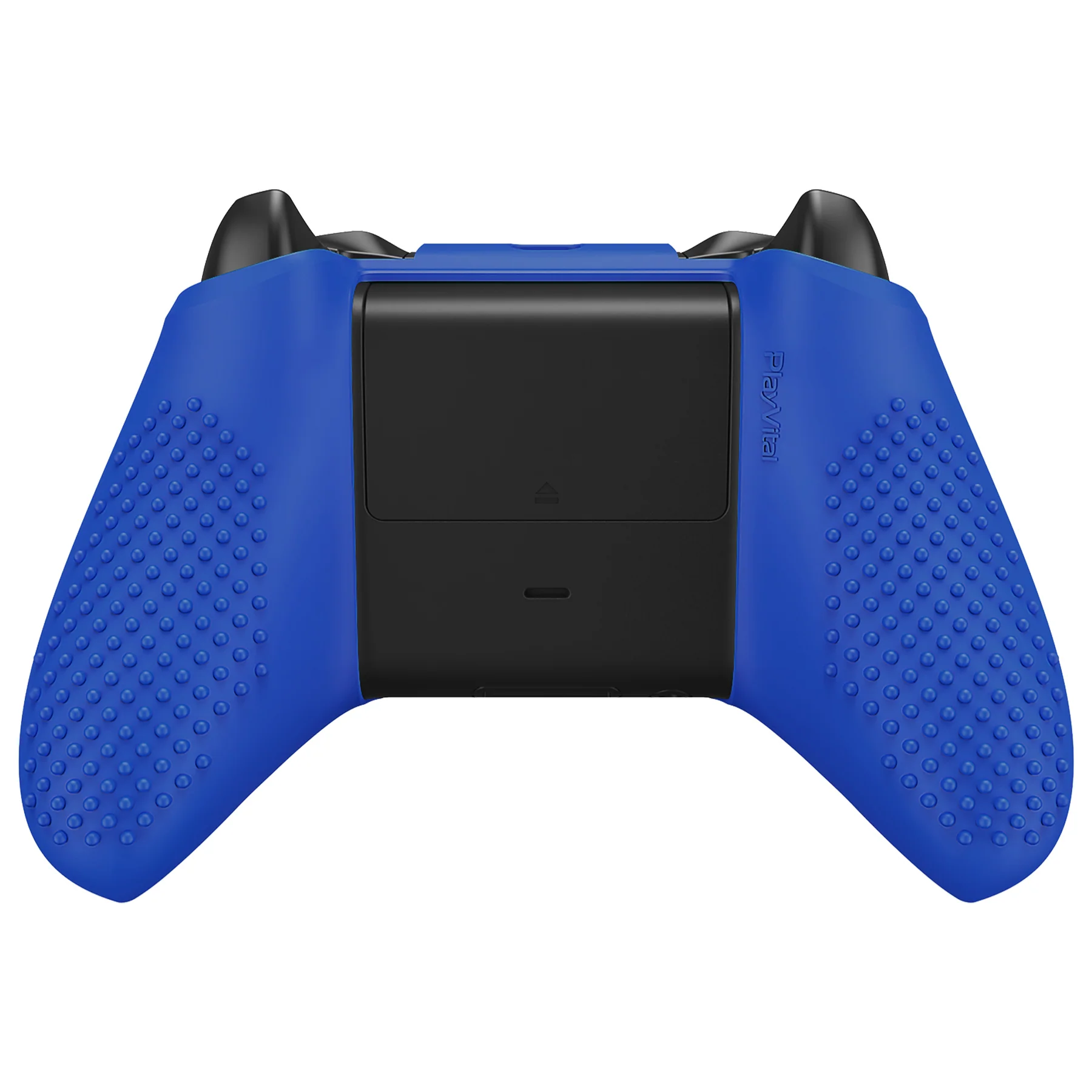 eXtremeRate PlayVital Protective Anti-Slip Silicone Case with Thumb Grips Caps for Xbox One X & S Controller - Blue - Image 10