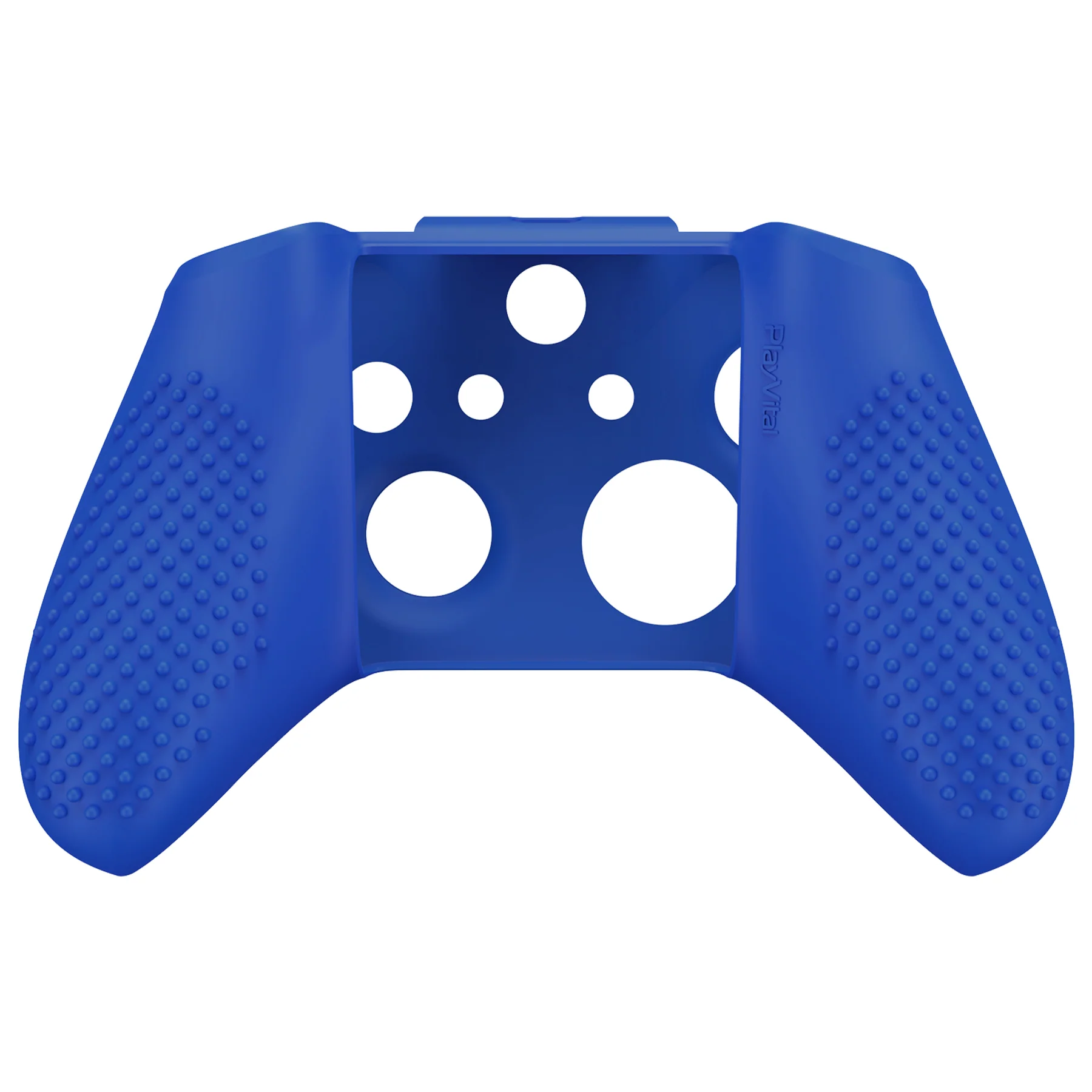 eXtremeRate PlayVital Protective Anti-Slip Silicone Case with Thumb Grips Caps for Xbox One X & S Controller - Blue - Image 11