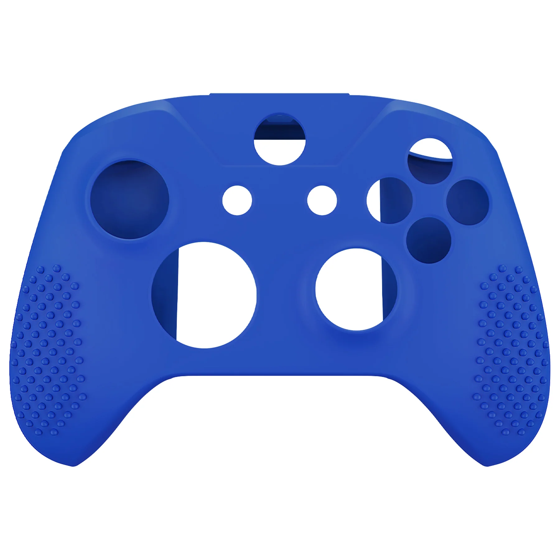 eXtremeRate PlayVital Protective Anti-Slip Silicone Case with Thumb Grips Caps for Xbox One X & S Controller - Blue - Image 9