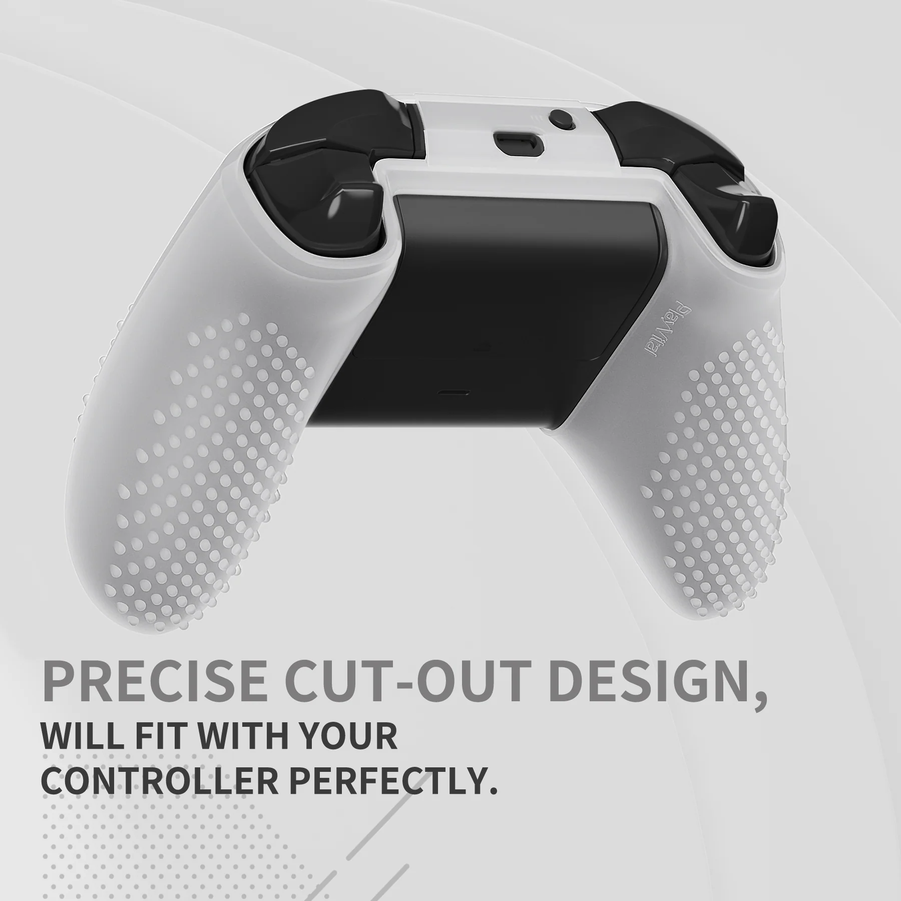 eXtremeRate PlayVital Protective Anti-Slip Silicone Case with Thumb Grips Caps for Xbox One X & S Controller - Glow in Dark - Green - Image 7