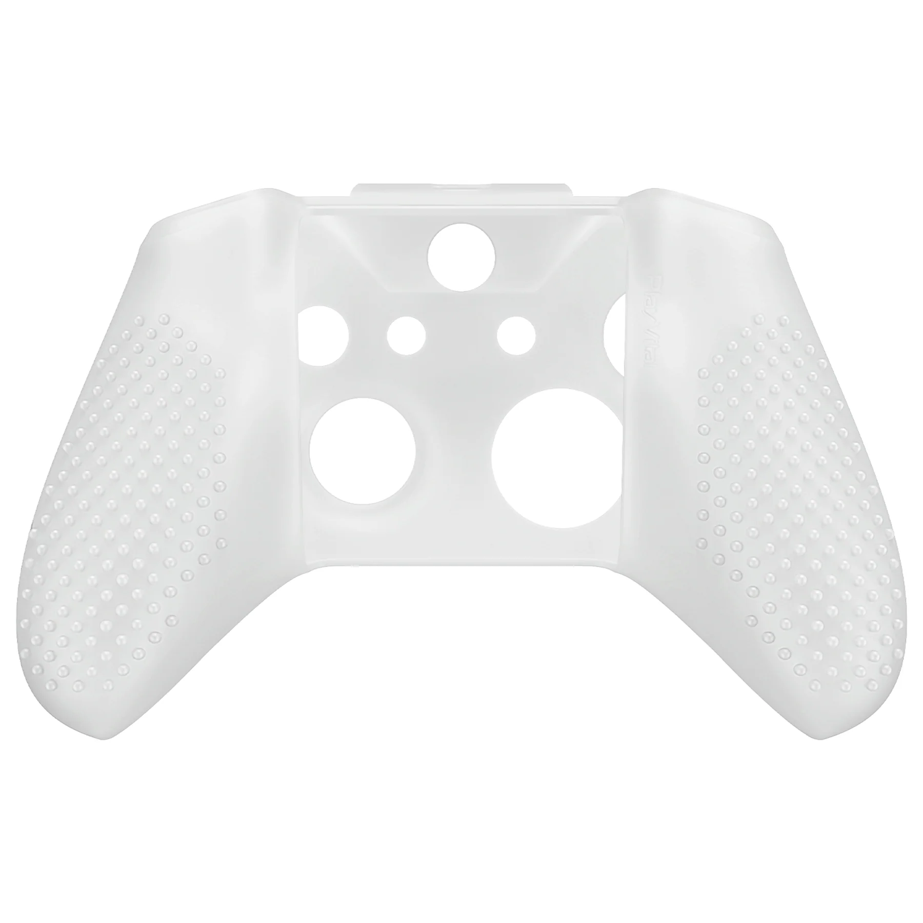 eXtremeRate PlayVital Protective Anti-Slip Silicone Case with Thumb Grips Caps for Xbox One X & S Controller - Glow in Dark - Green - Image 9