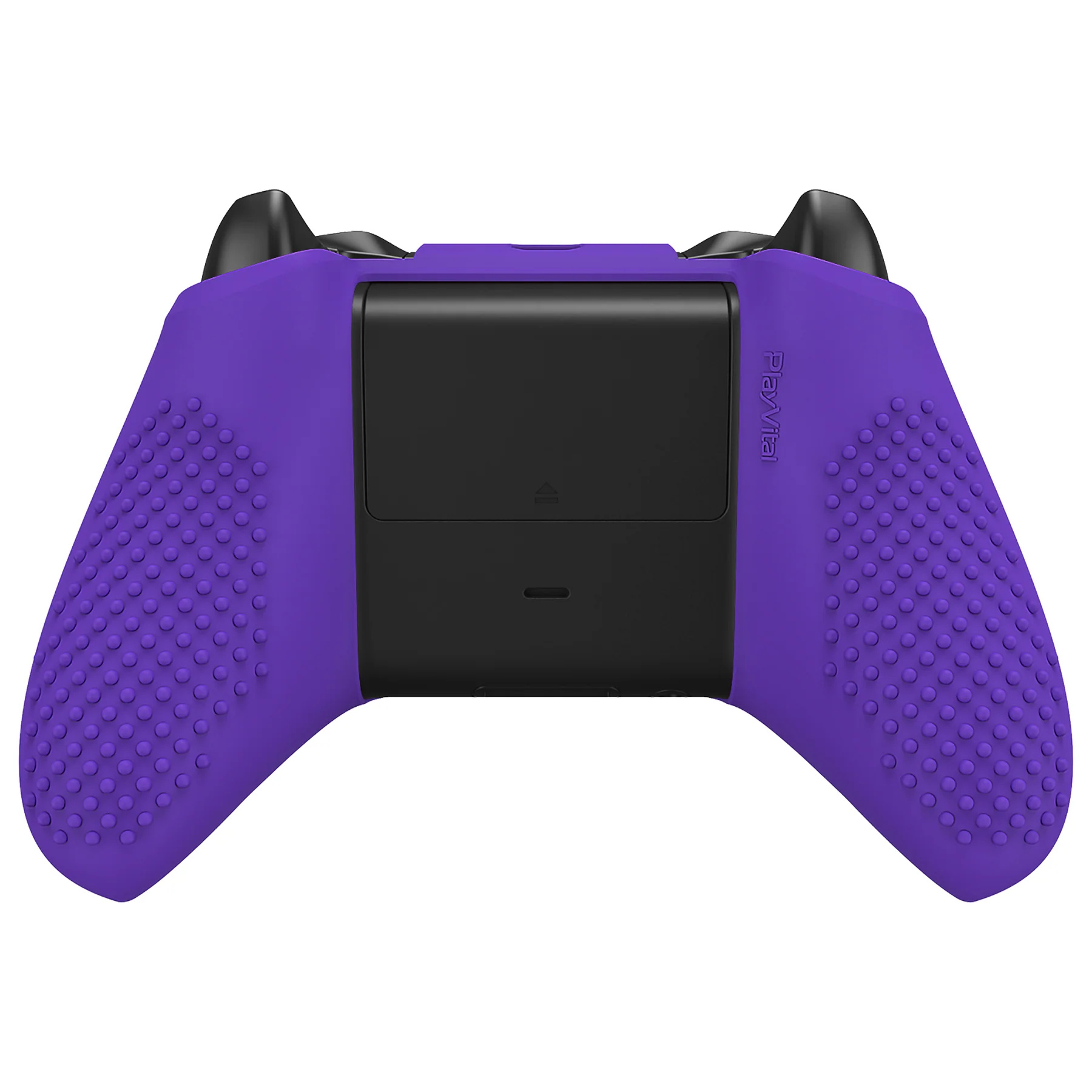 eXtremeRate PlayVital Protective Anti-Slip Silicone Case with Thumb Grips Caps for Xbox One X & S Controller - Purple - Image 11