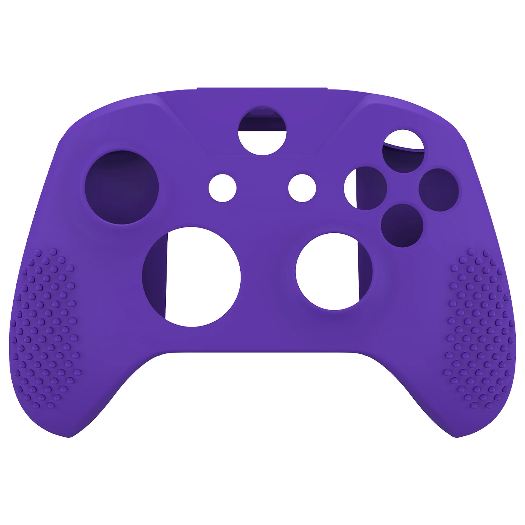 eXtremeRate PlayVital Protective Anti-Slip Silicone Case with Thumb Grips Caps for Xbox One X & S Controller - Purple - Image 8