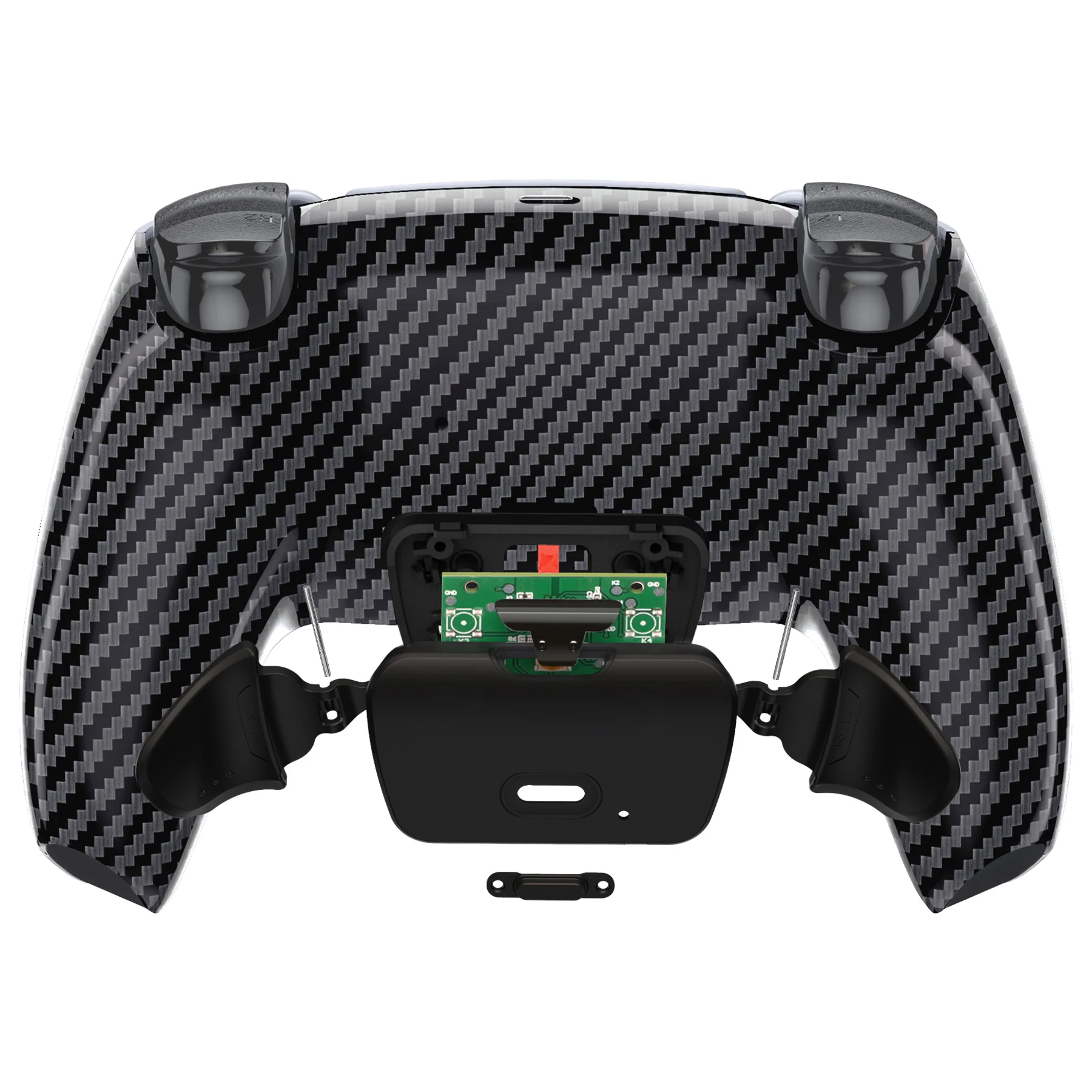 eXtremeRate Remappable RISE V3 Remap Kit for PS5 Controller BDM-030/040/050 - Graphite Carbon Fiber - Image 6
