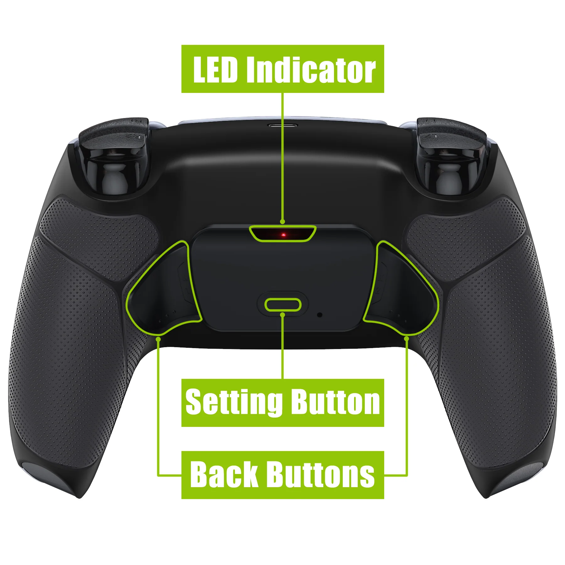 eXtremeRate Remappable RISE V3 Remap Kit for PS5 Controller BDM-030/040/050 - Rubberized Black - Image 4