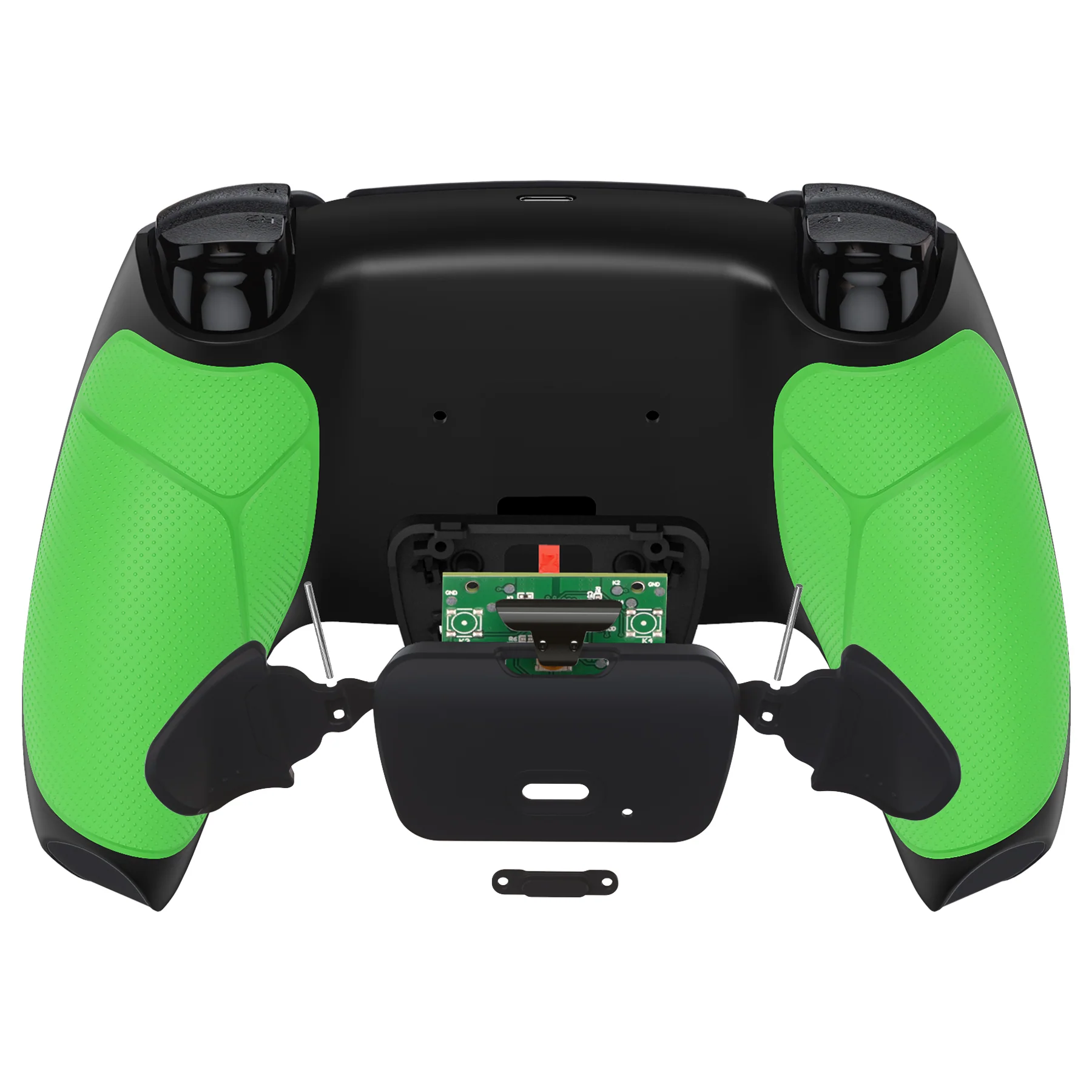 eXtremeRate Remappable RISE V3 Remap Kit for PS5 Controller BDM-030/040/050 - Rubberized Green - Image 6