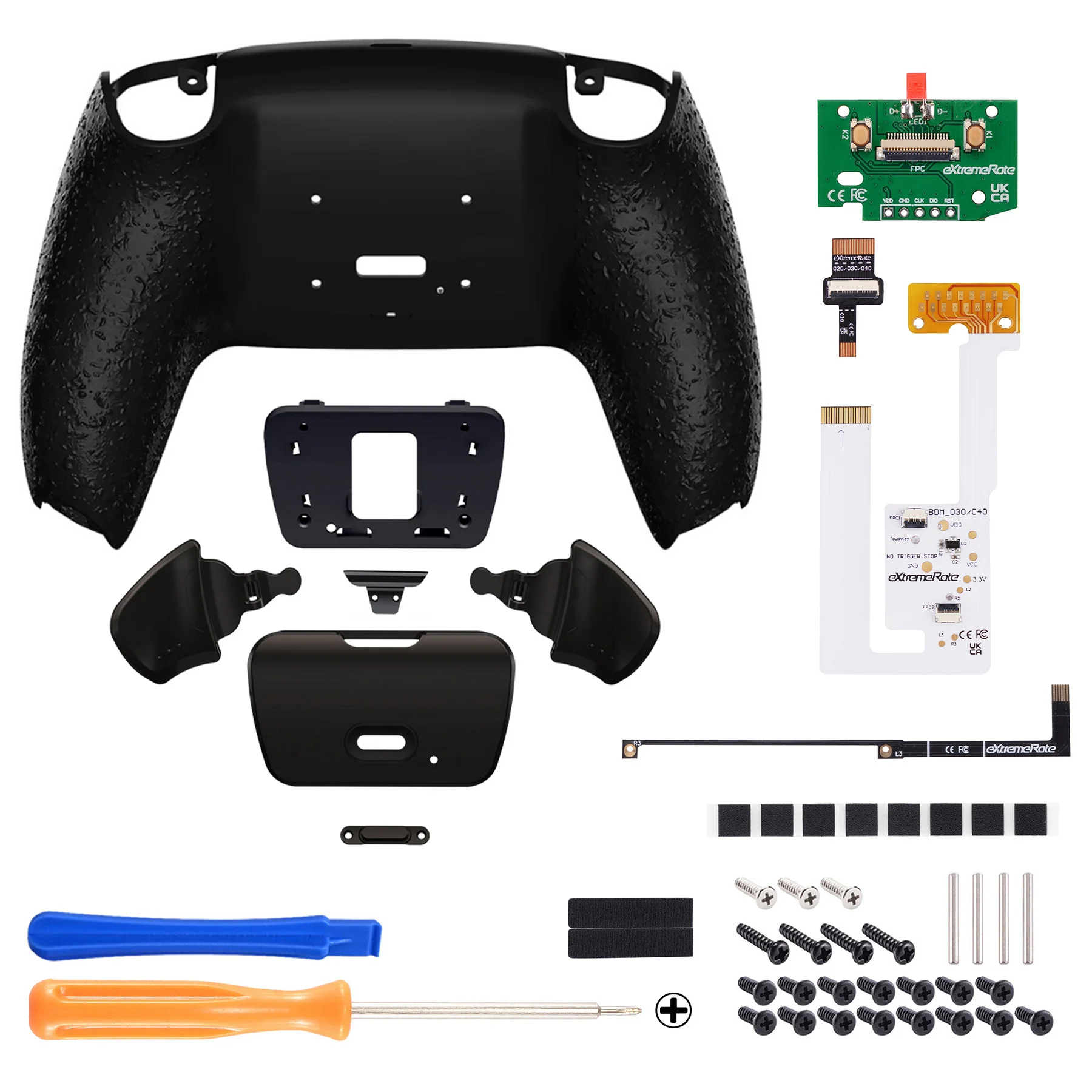 eXtremeRate Remappable RISE V3 Remap Kit for PS5 Controller BDM-030/040/050 - Textured Black - Image 2