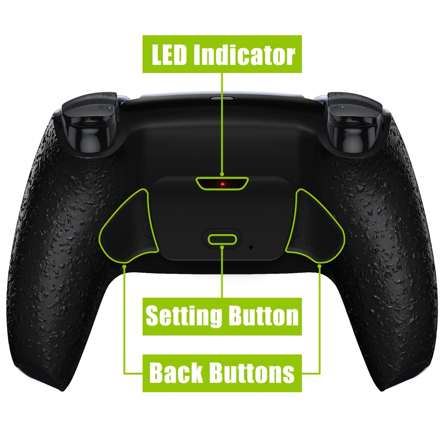 eXtremeRate Remappable RISE V3 Remap Kit for PS5 Controller BDM-030/040/050 - Textured Black - Image 4