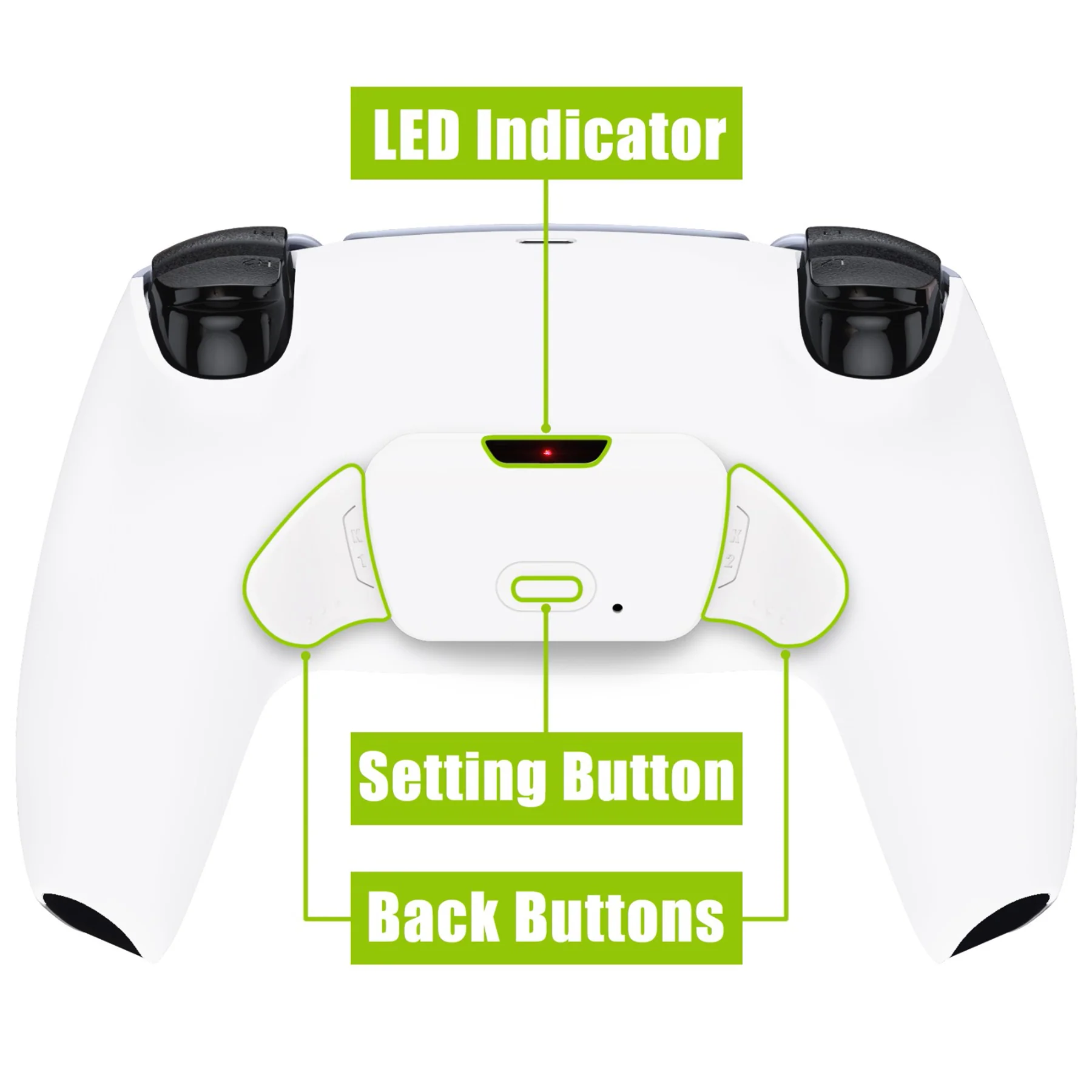 eXtremeRate Remappable RISE V3 Remap Kit for PS5 Controller BDM-030/040/050 - White - Image 4
