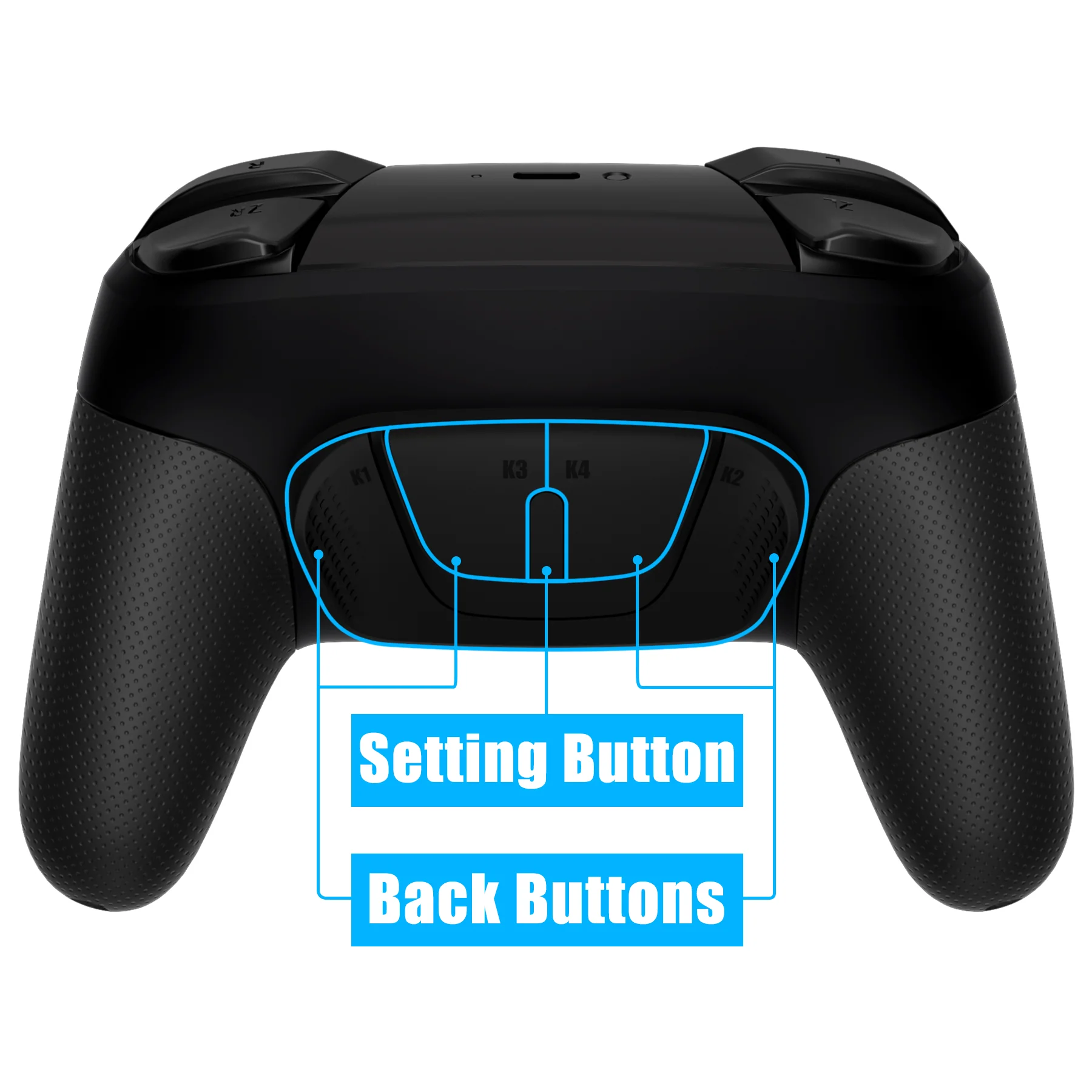 eXtremeRate Remappable RISE4 Remap Kit for Nintendo Switch Pro Controller - Black - Image 3