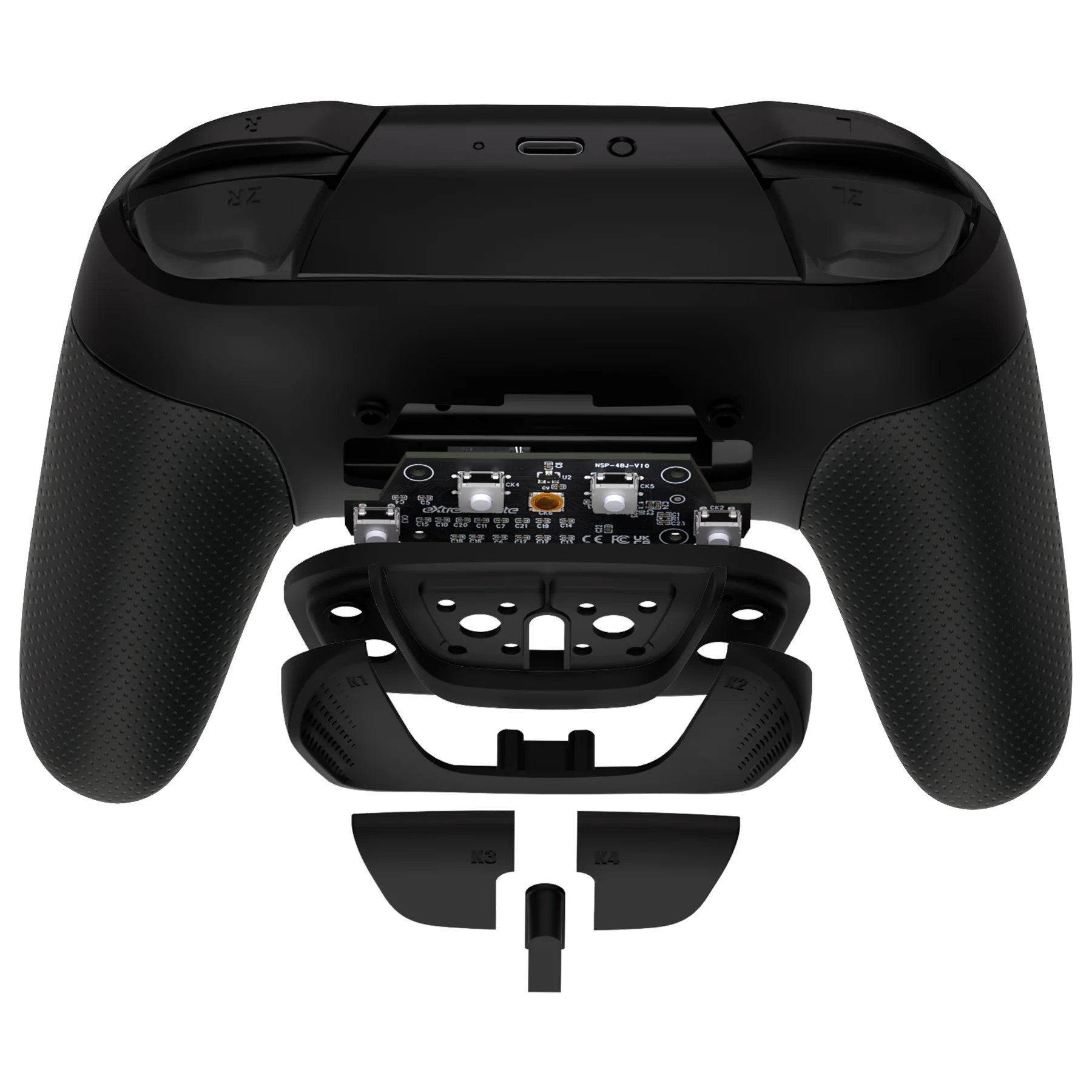 eXtremeRate Remappable RISE4 Remap Kit for Nintendo Switch Pro Controller - Black - Image 5