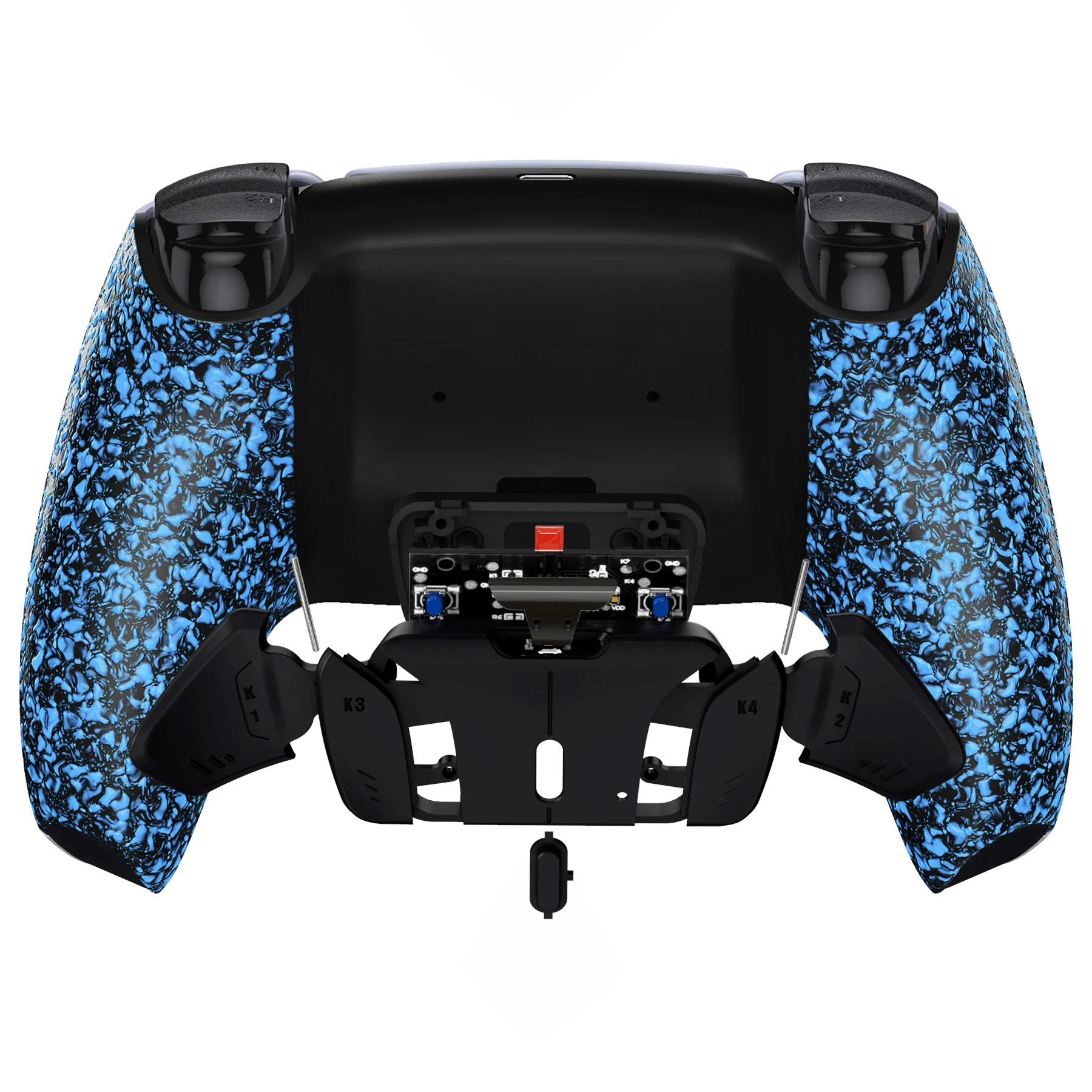 eXtremeRate Remappable RISE4 V3 Remap Kit for PS5 Controller BDM-030/040/050 - Textured Blue - Image 6