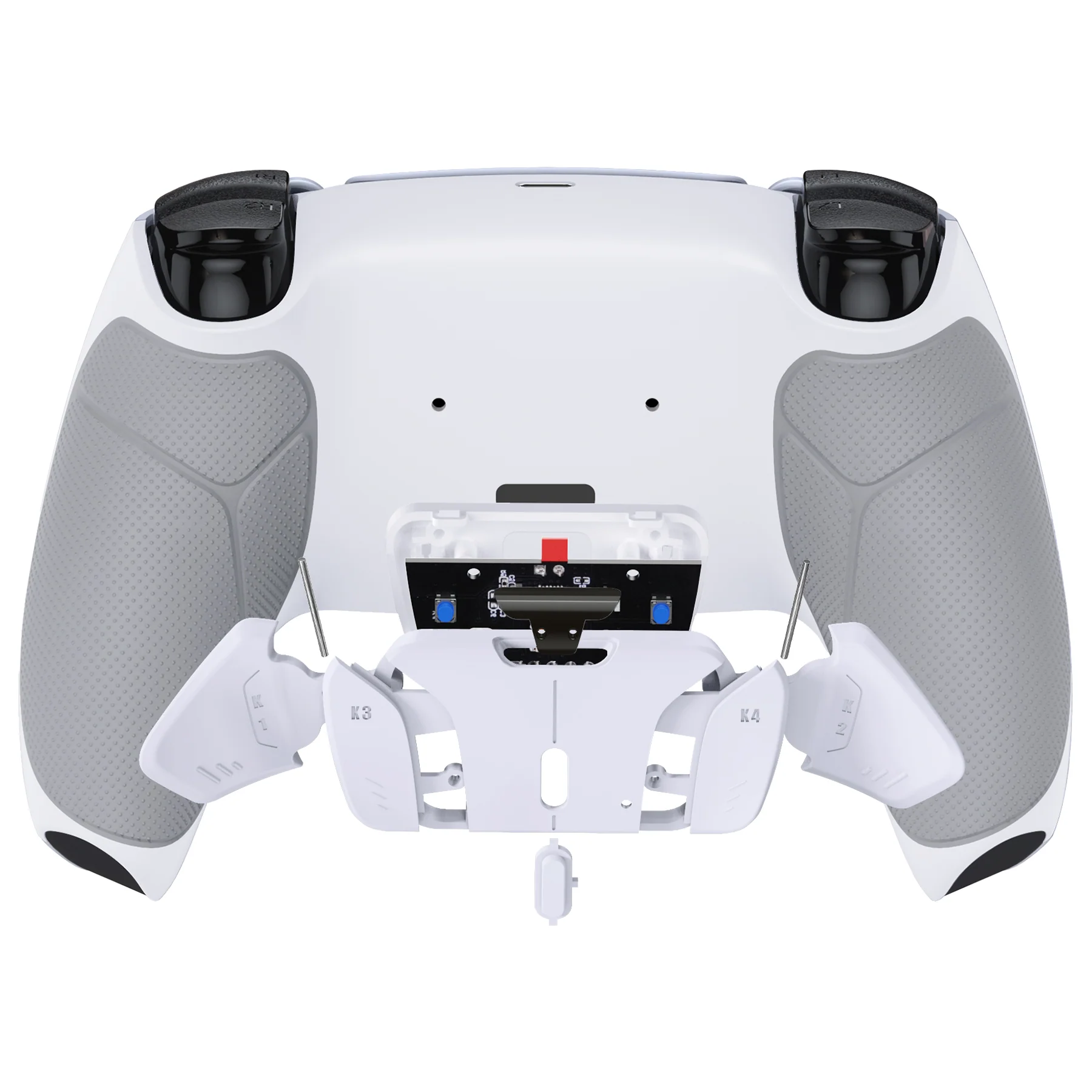 eXtremeRate Remappable RISE4 V4 Remap Kit for PS5 Controller BDM-030/040/050/060 - Rubberized White - Image 6