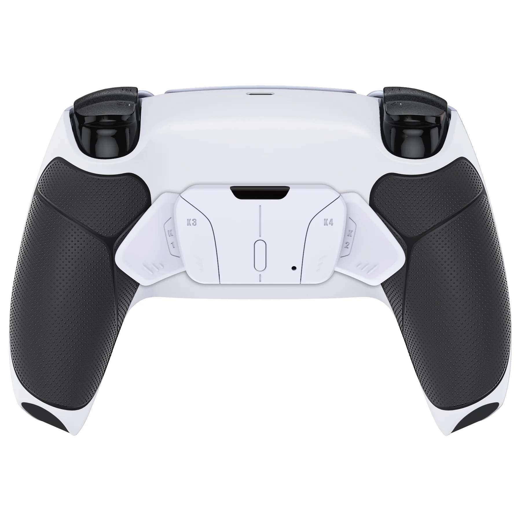 eXtremeRate Remappable RISE4 V4 Remap Kit for PS5 Controller BDM-030/040/050/060 - Rubberized White Black- White - Image 8