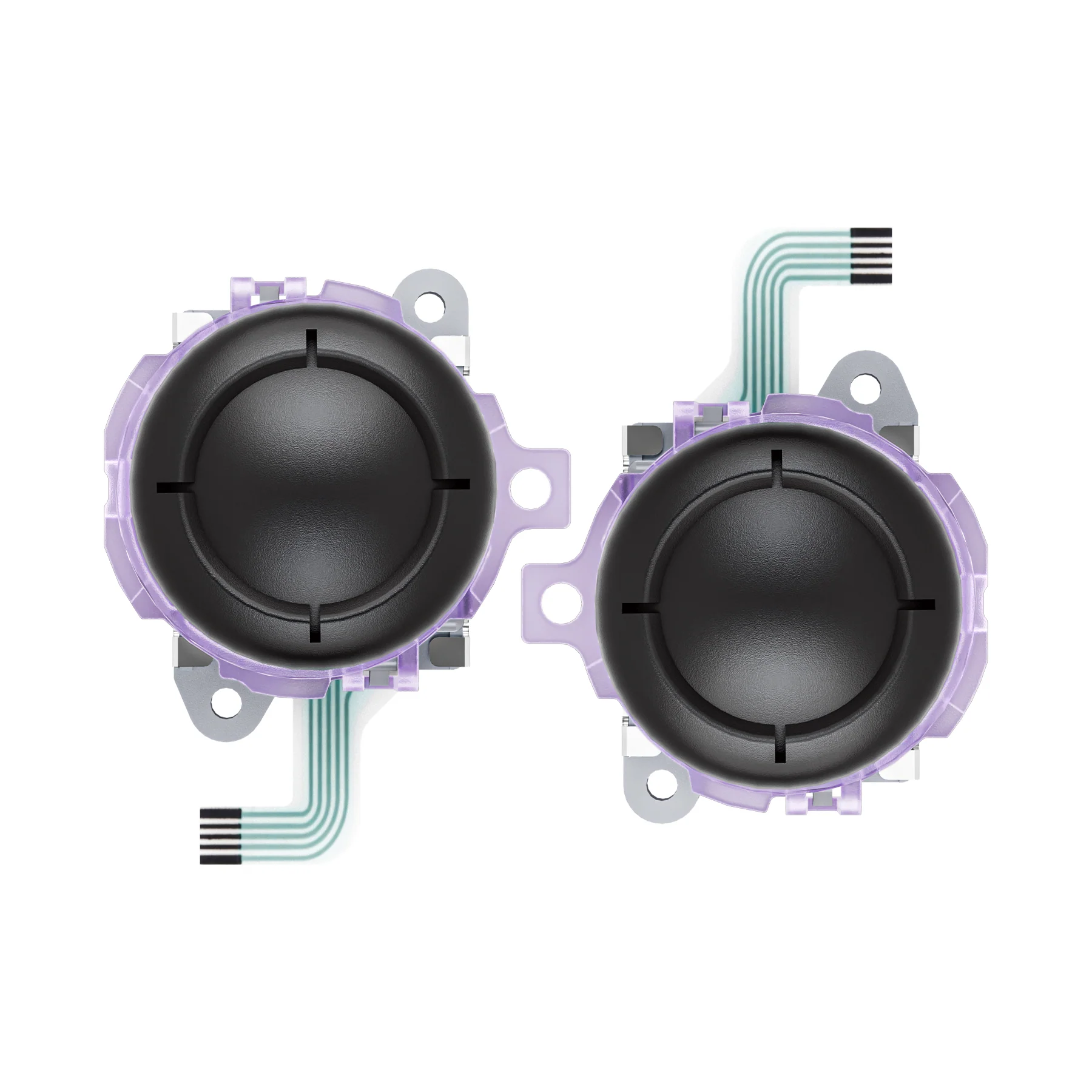 eXtremeRate Replacement 3D Joystick for Nintendo Switch 2 Joycon - Clear Atomic Purple - Image 4