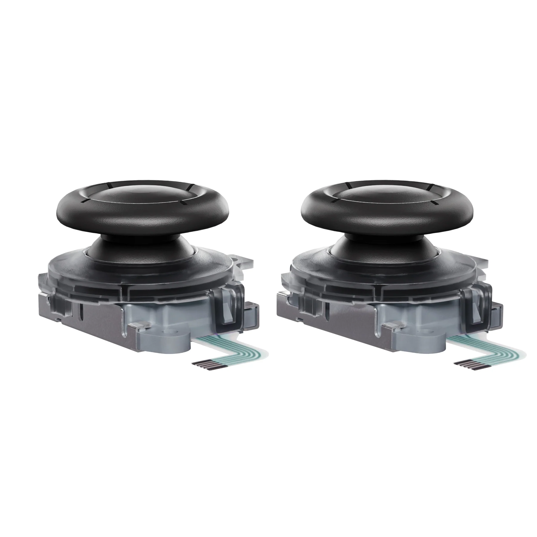 eXtremeRate Replacement 3D Joystick for Nintendo Switch 2 Joycon - Clear Slate Black - Image 3