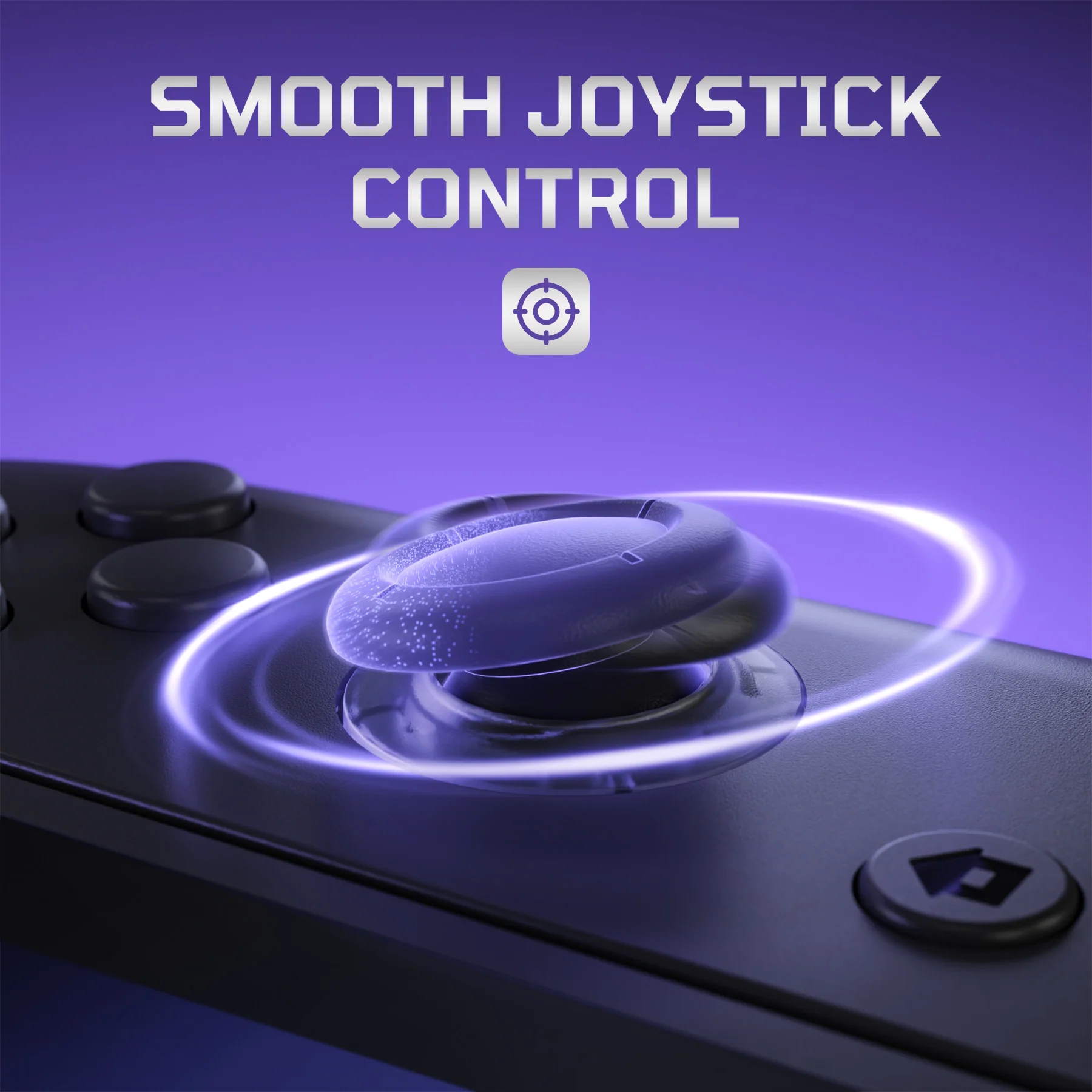 eXtremeRate Replacement 3D Joystick for Nintendo Switch 2 Joycon - Clear Slate Black - Image 6