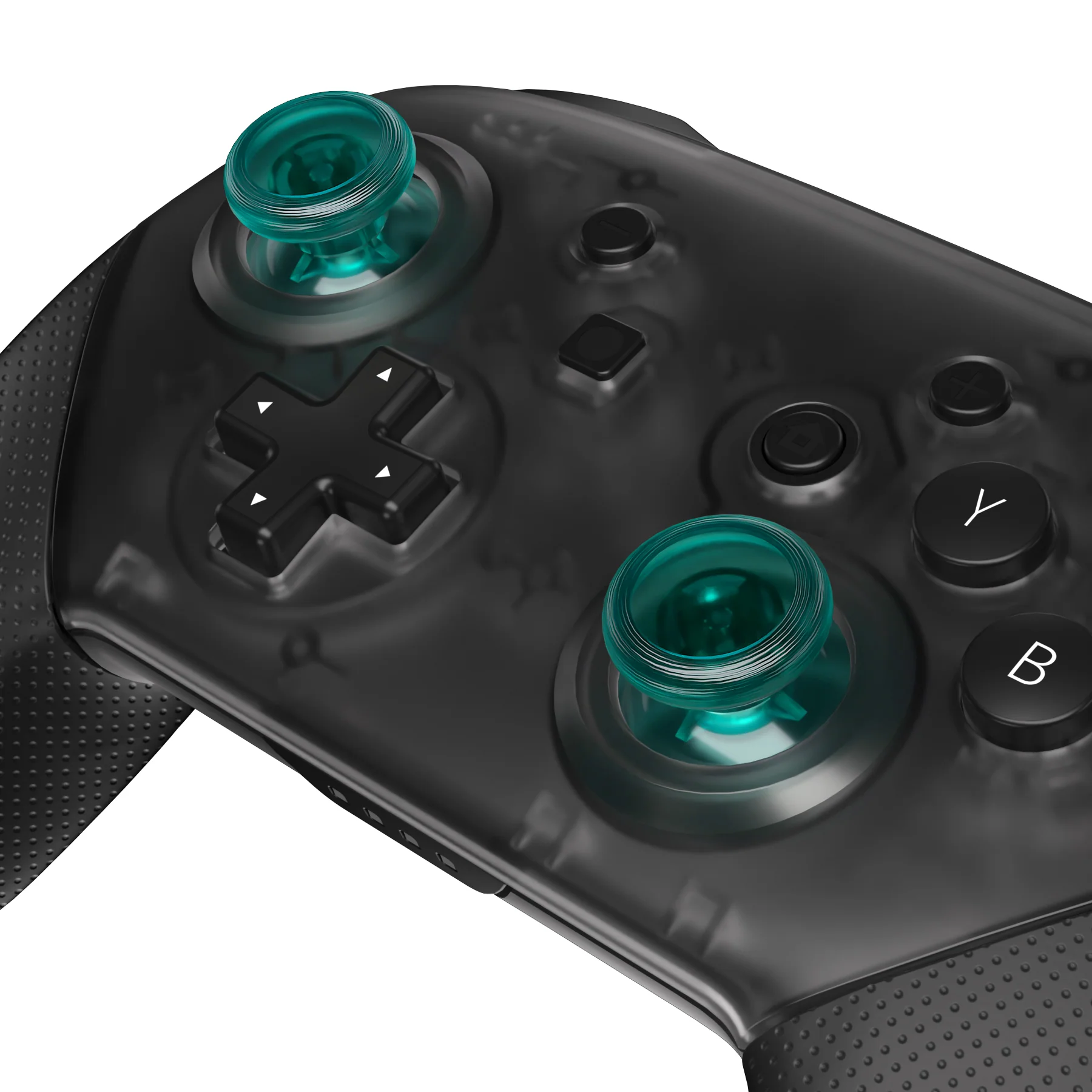 eXtremeRate Replacement 3D Joystick Thumbsticks for Nintendo Switch Pro Controller - Emerald Green - Image 2