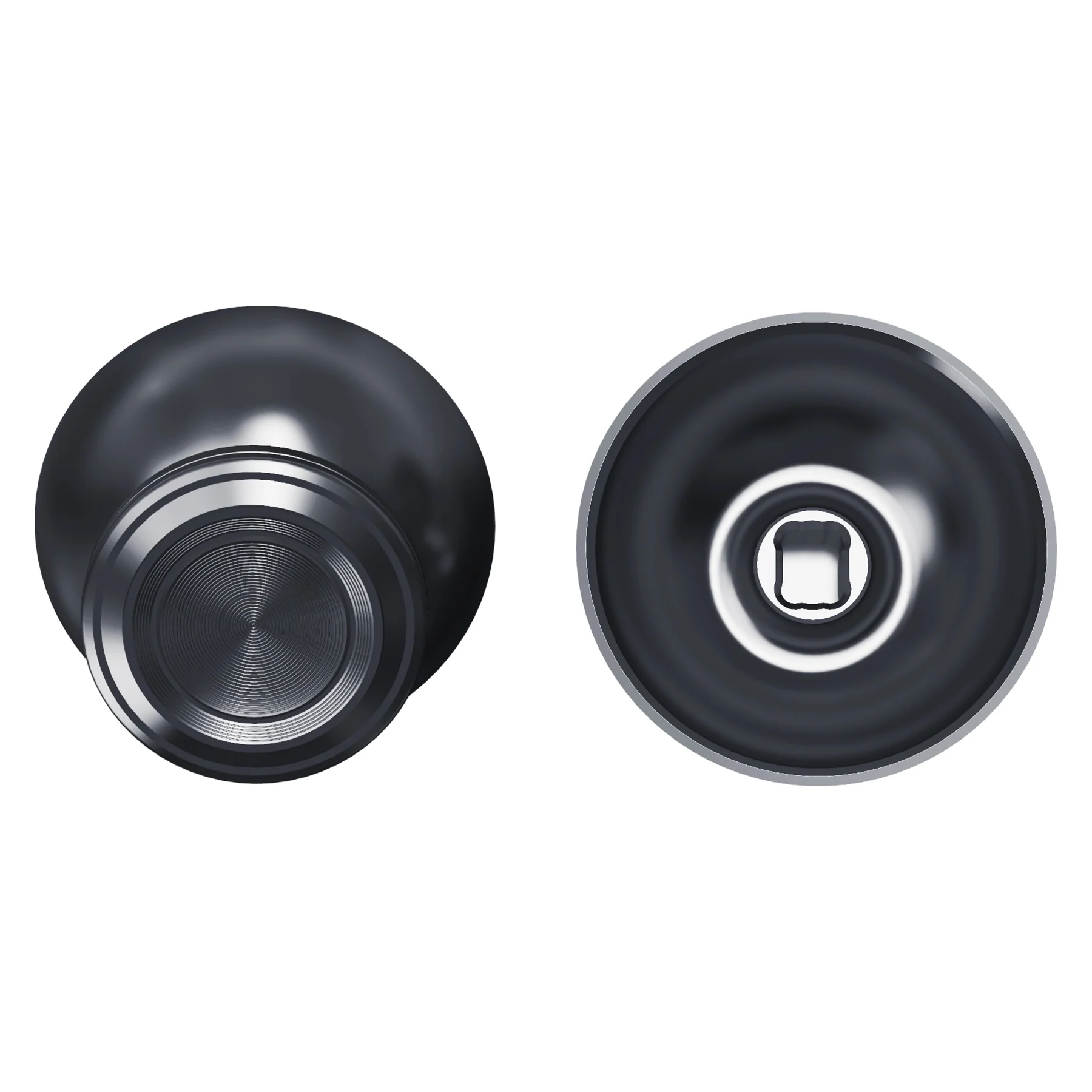 eXtremeRate Replacement Aluminum Metal Thumbsticks Compatible with PS5 & PS4 Controller - Dark Gray - Image 9