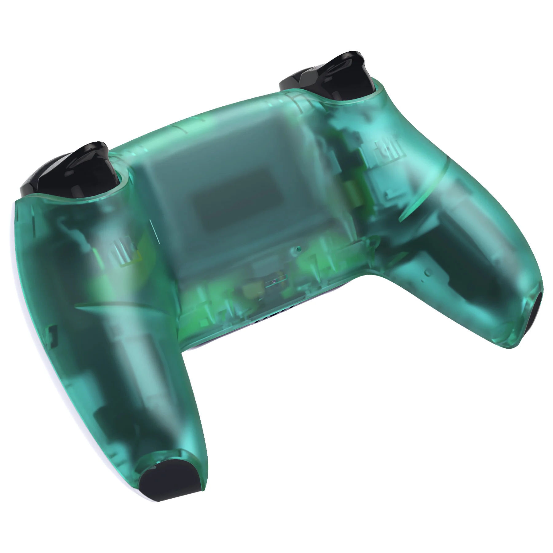 eXtremeRate Replacement Back Housing Bottom Shell Compatible with PS5 Controller BDM-010/020/030/040/050 - Emerald Green - Image 6