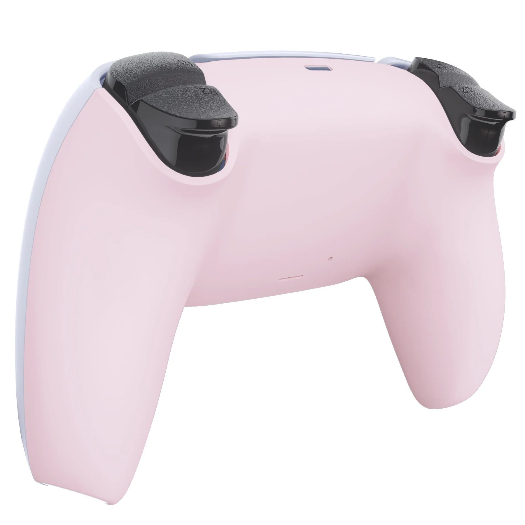 eXtremeRate Replacement Back Housing Bottom Shell Compatible with PS5 Controller BDM-010/020/030/040/050 - Cherry Blossoms Pink - Image 4