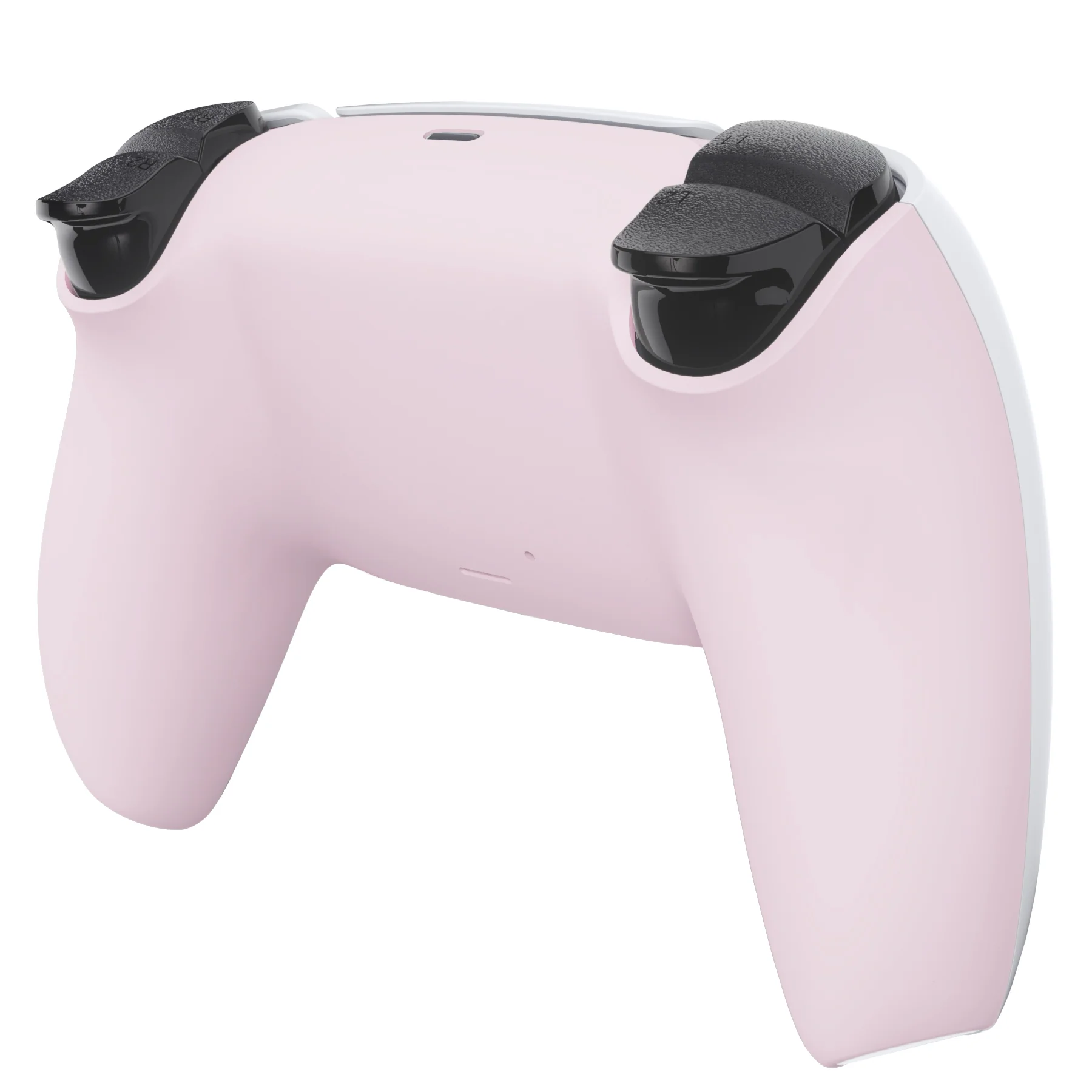 eXtremeRate Replacement Back Housing Bottom Shell Compatible with PS5 Controller BDM-010/020/030/040/050 - Cherry Blossoms Pink - Image 5