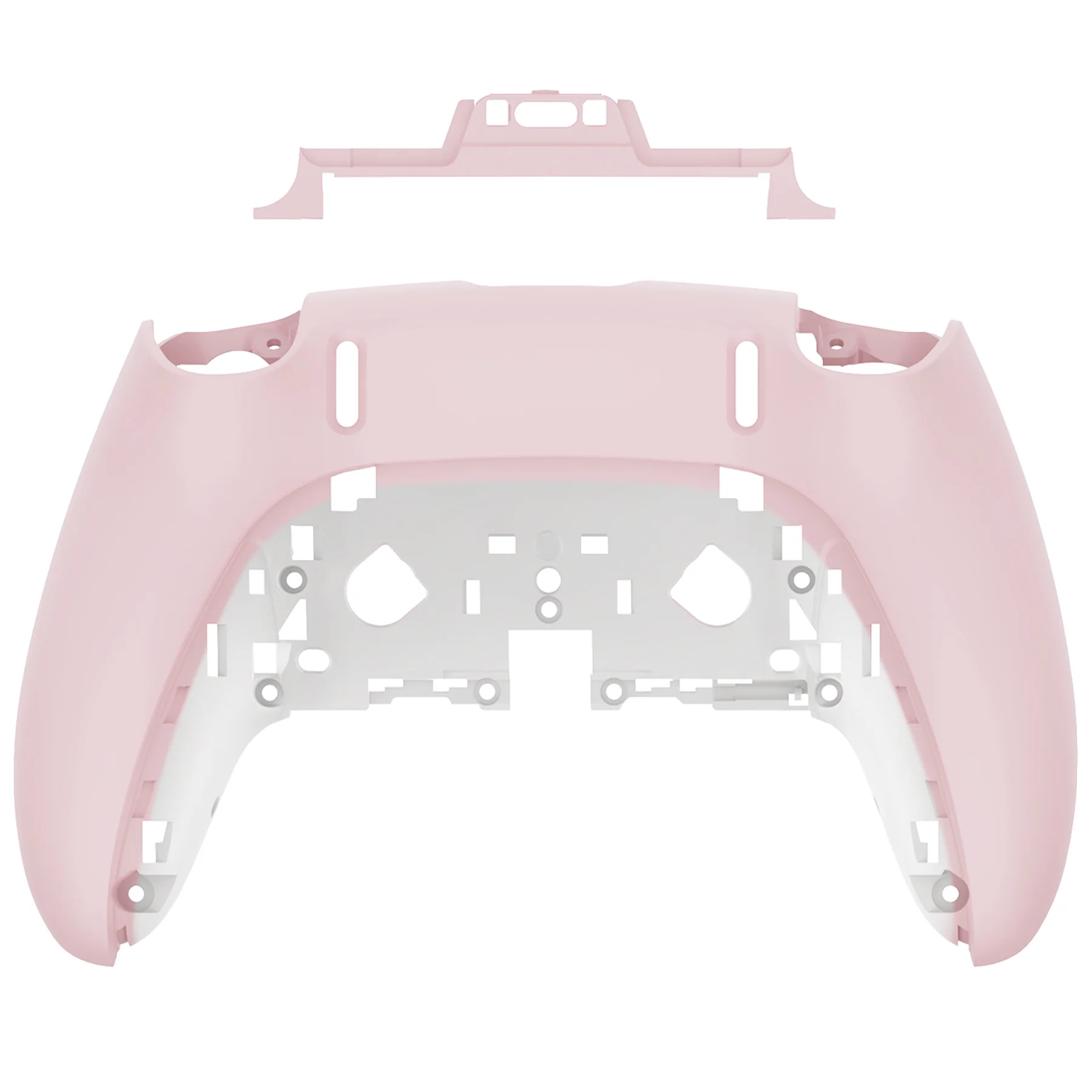 eXtremeRate Replacement Back Housing Bottom Shell Compatible with PS5 Edge Controller - Cherry Blossoms Pink - Image 5