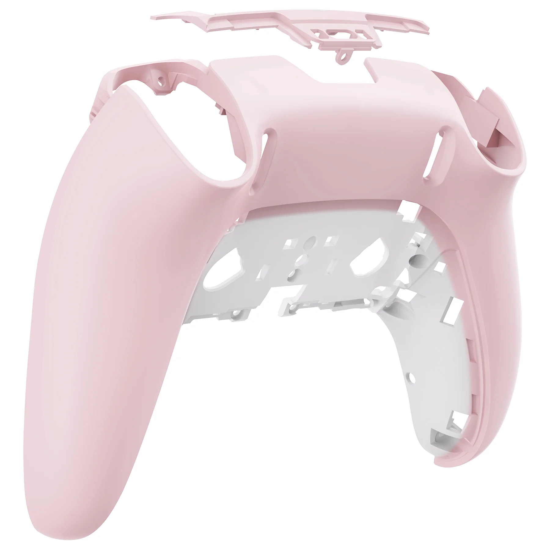 eXtremeRate Replacement Back Housing Bottom Shell Compatible with PS5 Edge Controller - Cherry Blossoms Pink - Image 6