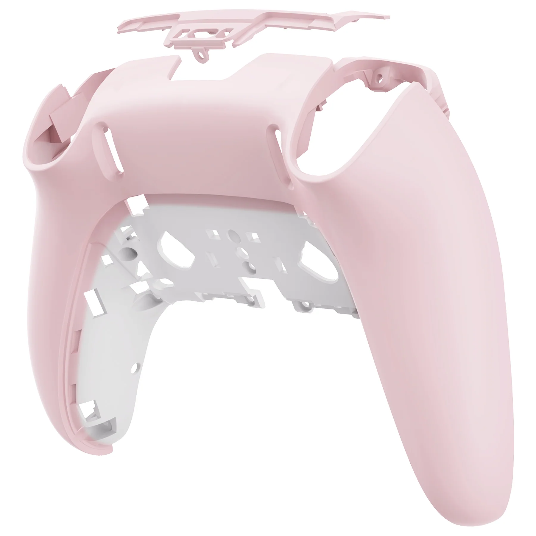 eXtremeRate Replacement Back Housing Bottom Shell Compatible with PS5 Edge Controller - Cherry Blossoms Pink - Image 7