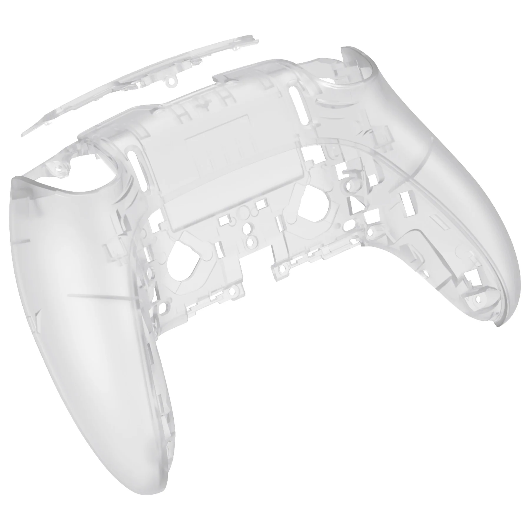 eXtremeRate Replacement Back Housing Bottom Shell Compatible with PS5 Edge Controller - Glow in Dark - Green - Image 11