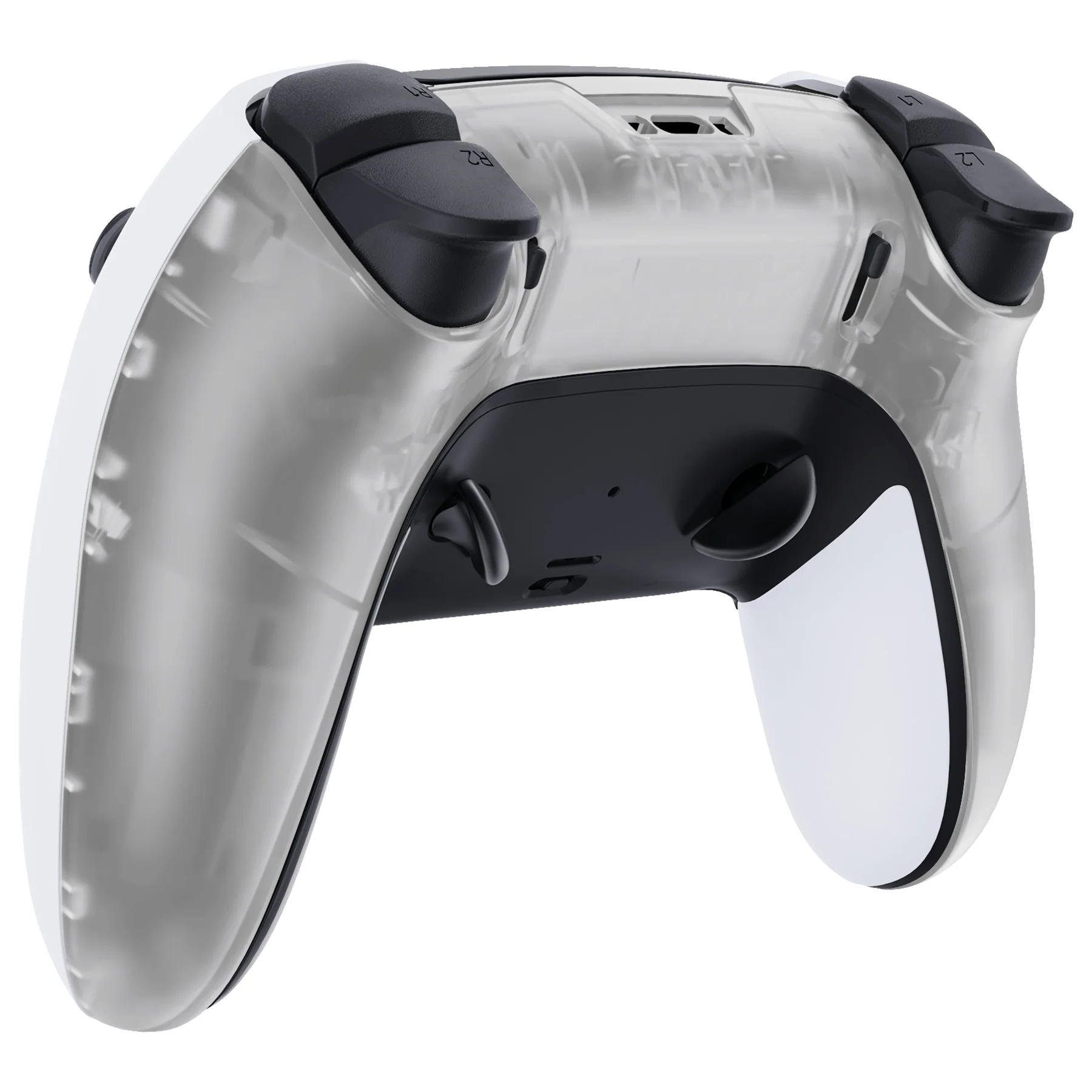 eXtremeRate Replacement Back Housing Bottom Shell Compatible with PS5 Edge Controller - Glow in Dark - Green - Image 5
