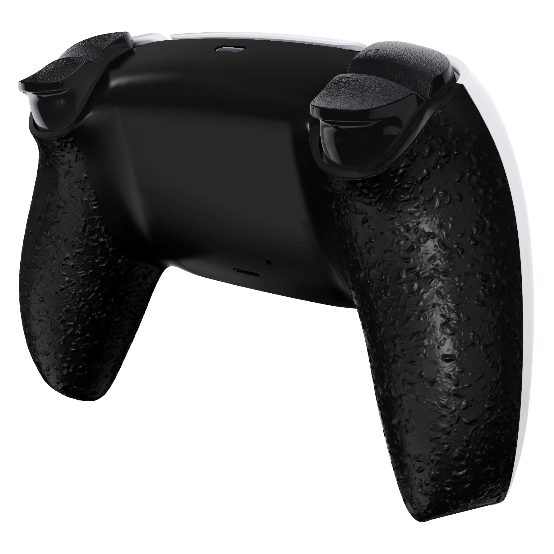 eXtremeRate Replacement Back Housing Bottom Shell for PS5 Controller BDM-010/020/030/040/050/060 - Textured Black - Image 5