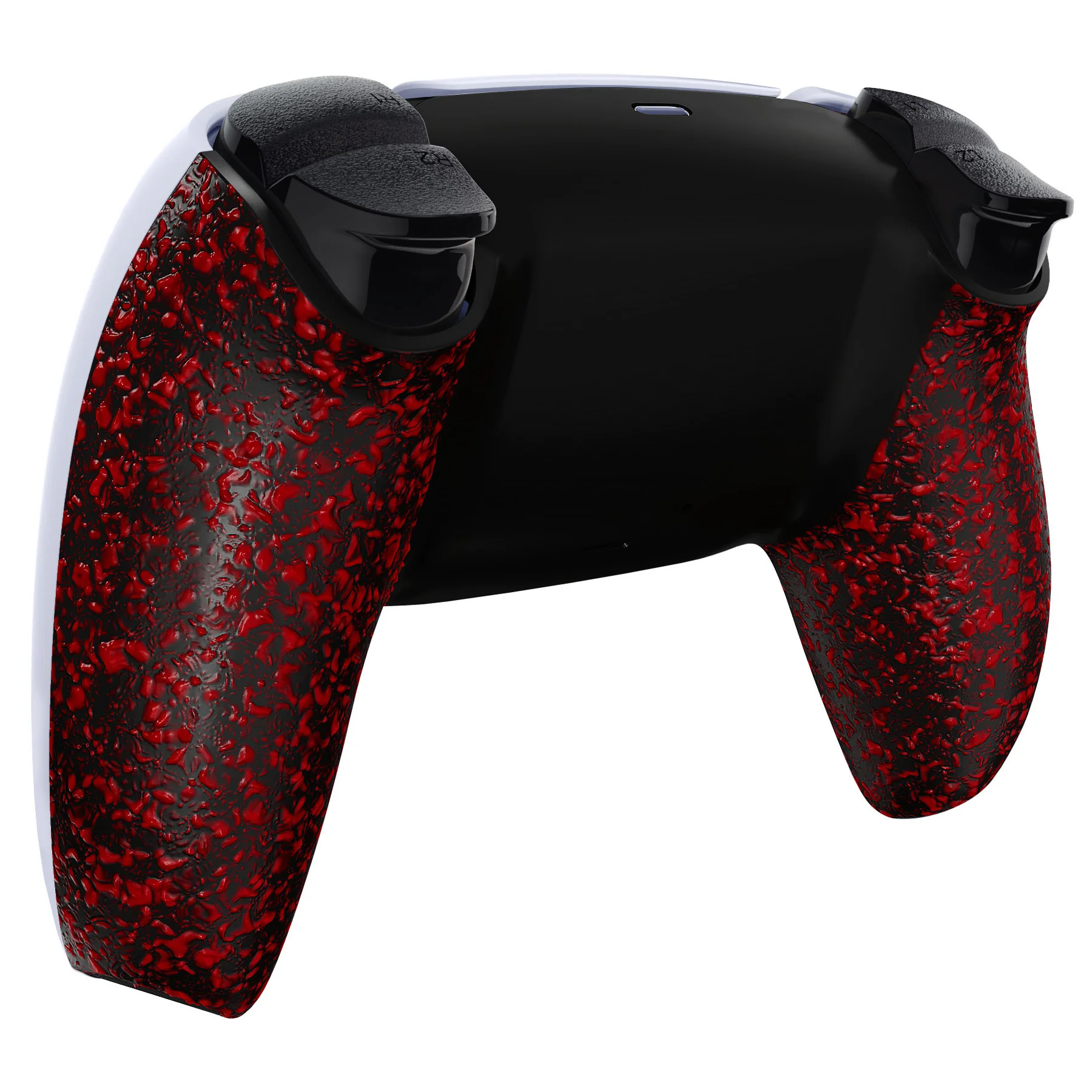 eXtremeRate Replacement Back Housing Bottom Shell for PS5 Controller BDM-010/020/030/040/050/060 - Textured Red - Image 4