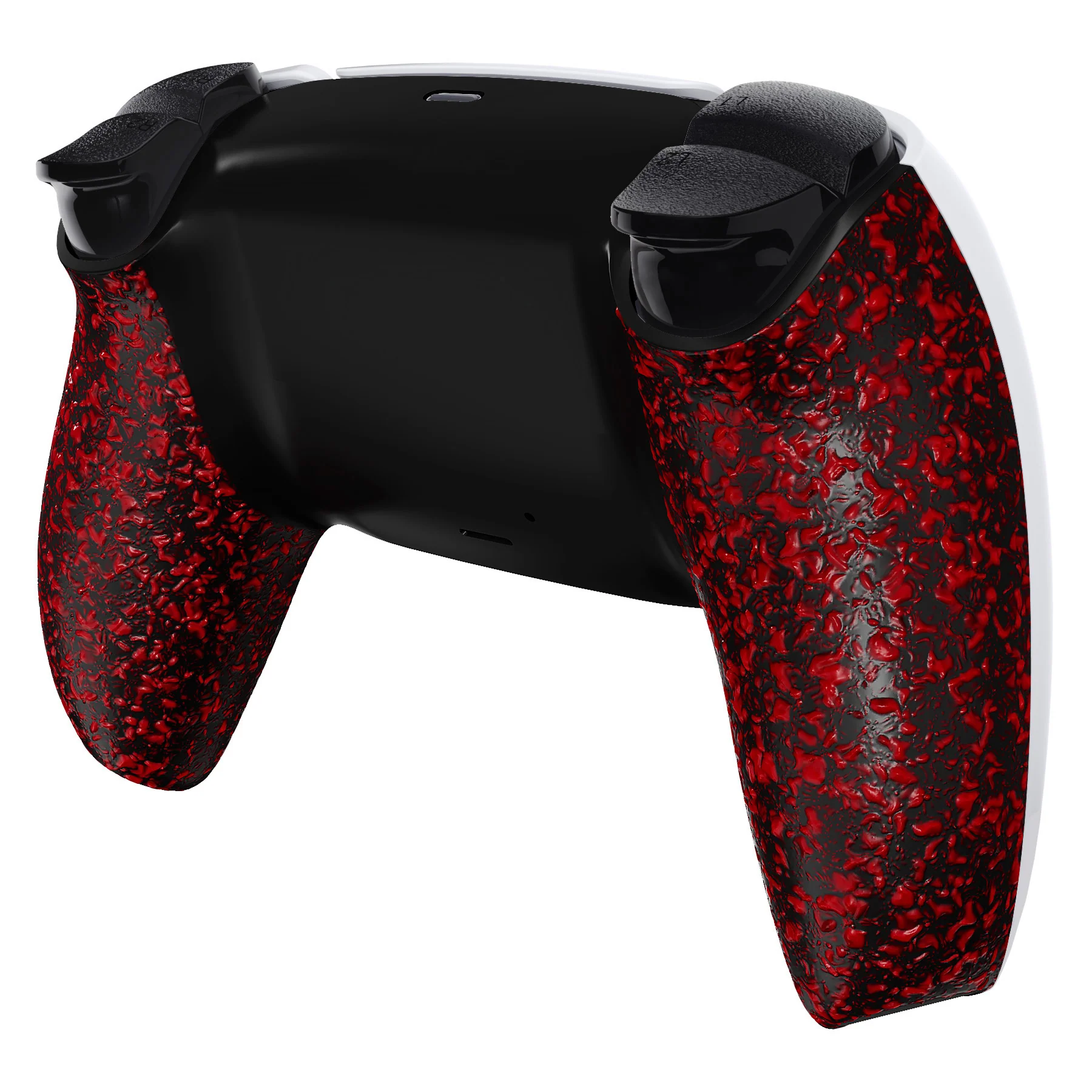 eXtremeRate Replacement Back Housing Bottom Shell for PS5 Controller BDM-010/020/030/040/050/060 - Textured Red - Image 5
