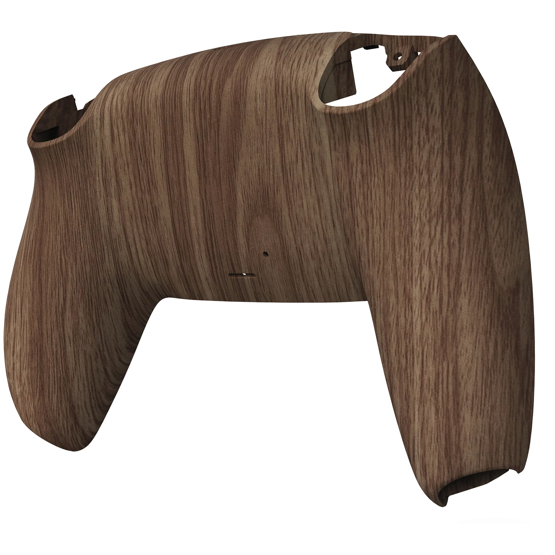 eXtremeRate Replacement Back Housing Bottom Shell for PS5 Controller BDM-010/020/030/040/050/060 - Wood Grain - Image 8
