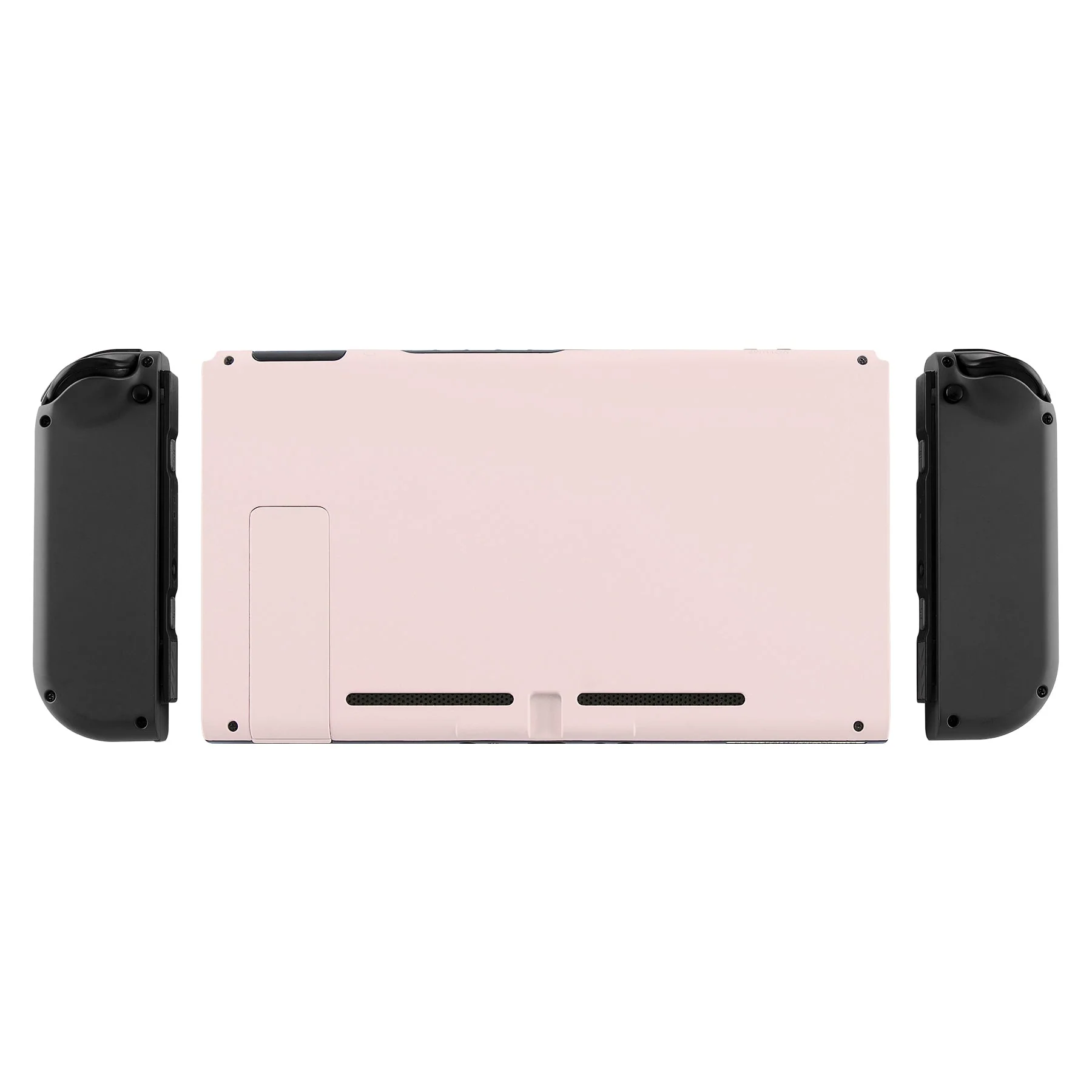eXtremeRate Replacement Back Plate with Kickstand for Nintendo Switch Console - Cherry Blossoms Pink - Image 3