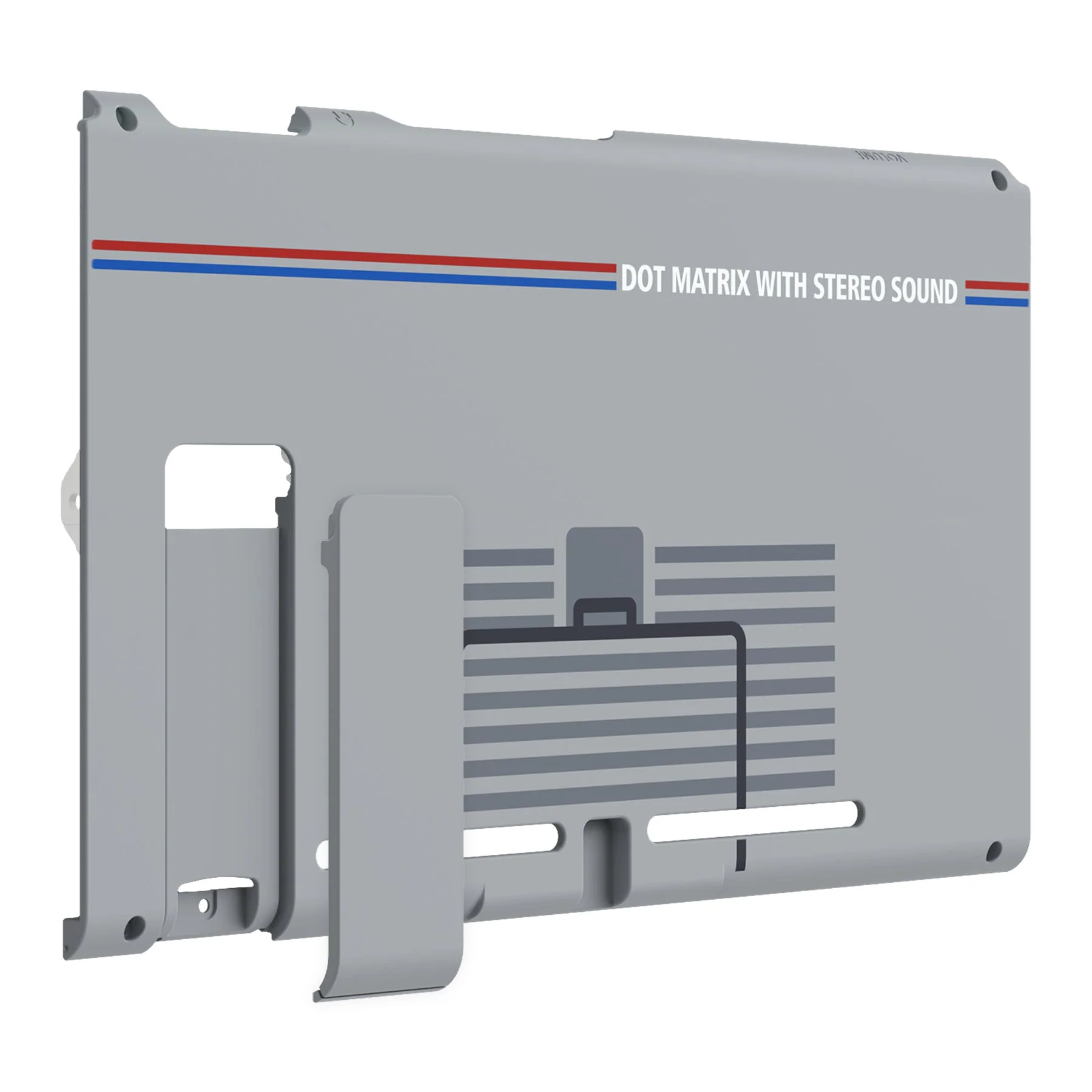 eXtremeRate Replacement Back Plate with Kickstand for Nintendo Switch Console - Classic 1989 GB DMG-01 - Image 7