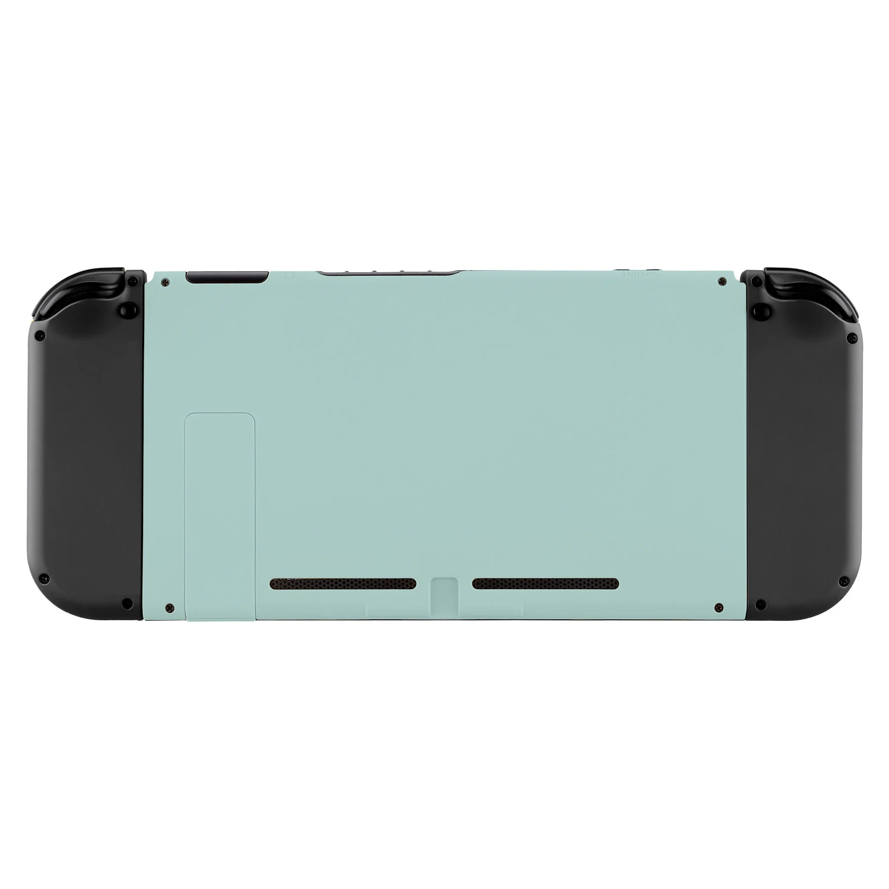 eXtremeRate Replacement Back Plate with Kickstand for Nintendo Switch Console - Light Cyan - Image 2