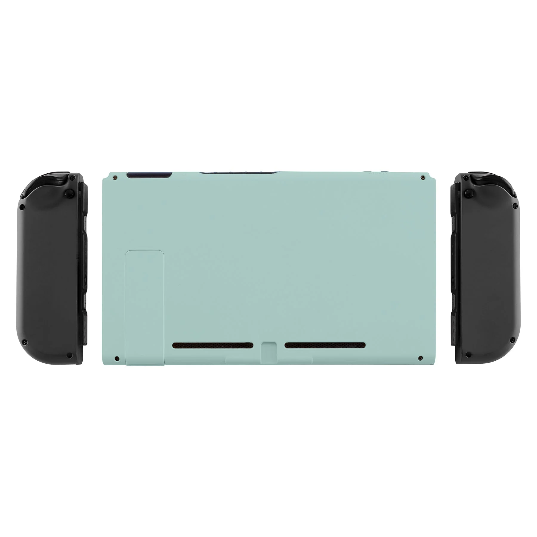 eXtremeRate Replacement Back Plate with Kickstand for Nintendo Switch Console - Light Cyan - Image 3
