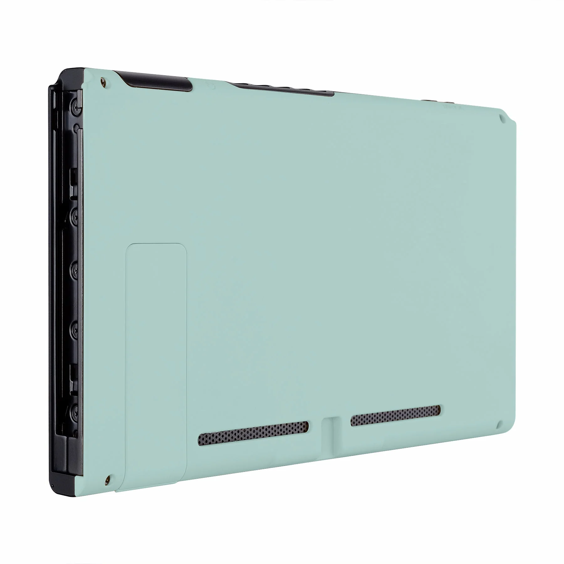 eXtremeRate Replacement Back Plate with Kickstand for Nintendo Switch Console - Light Cyan - Image 5