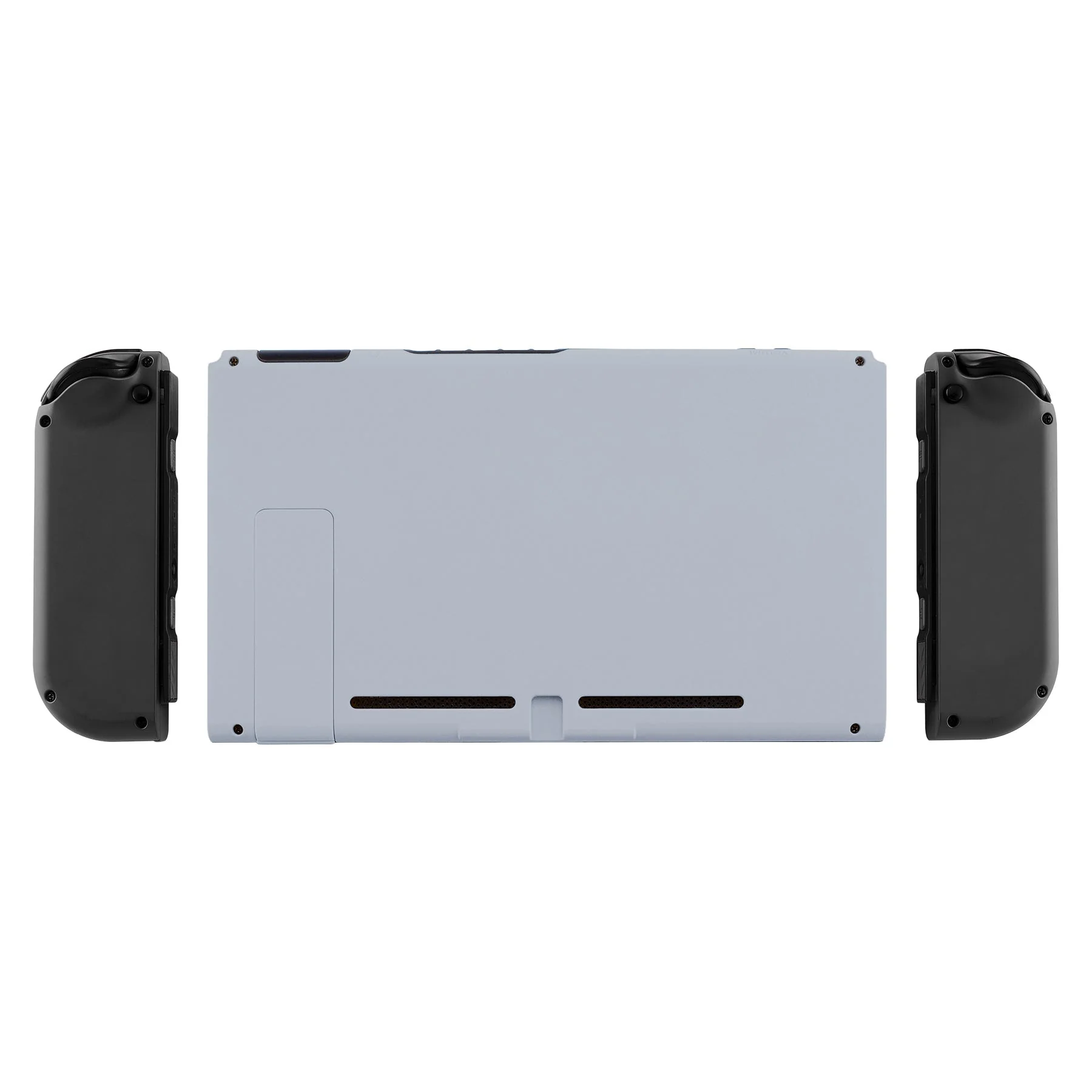 eXtremeRate Replacement Back Plate with Kickstand for Nintendo Switch Console - New Hope Gray - Image 3