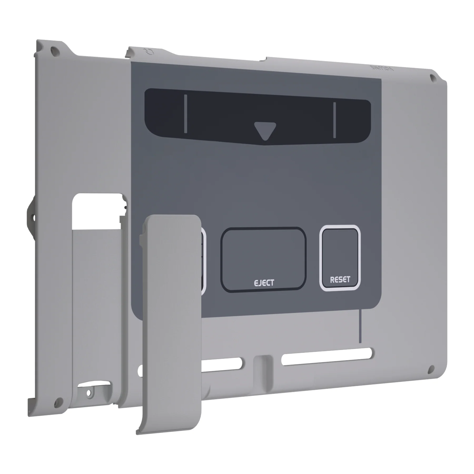eXtremeRate Replacement Back Plate with Kickstand for Nintendo Switch Console - SFC SNES Classic EU Style - Image 7