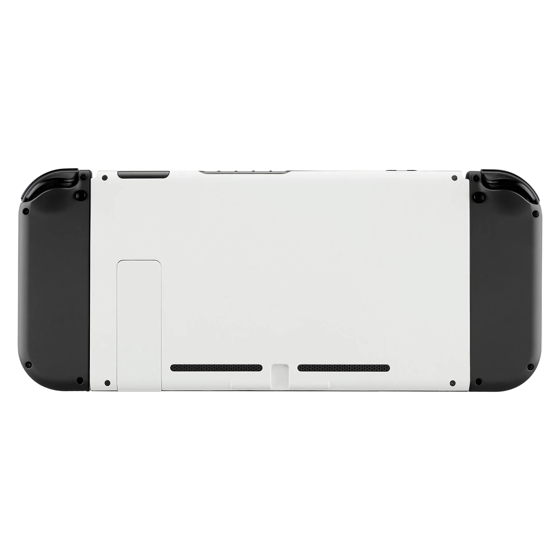 eXtremeRate Replacement Back Plate with Kickstand for Nintendo Switch Console - White - Image 2