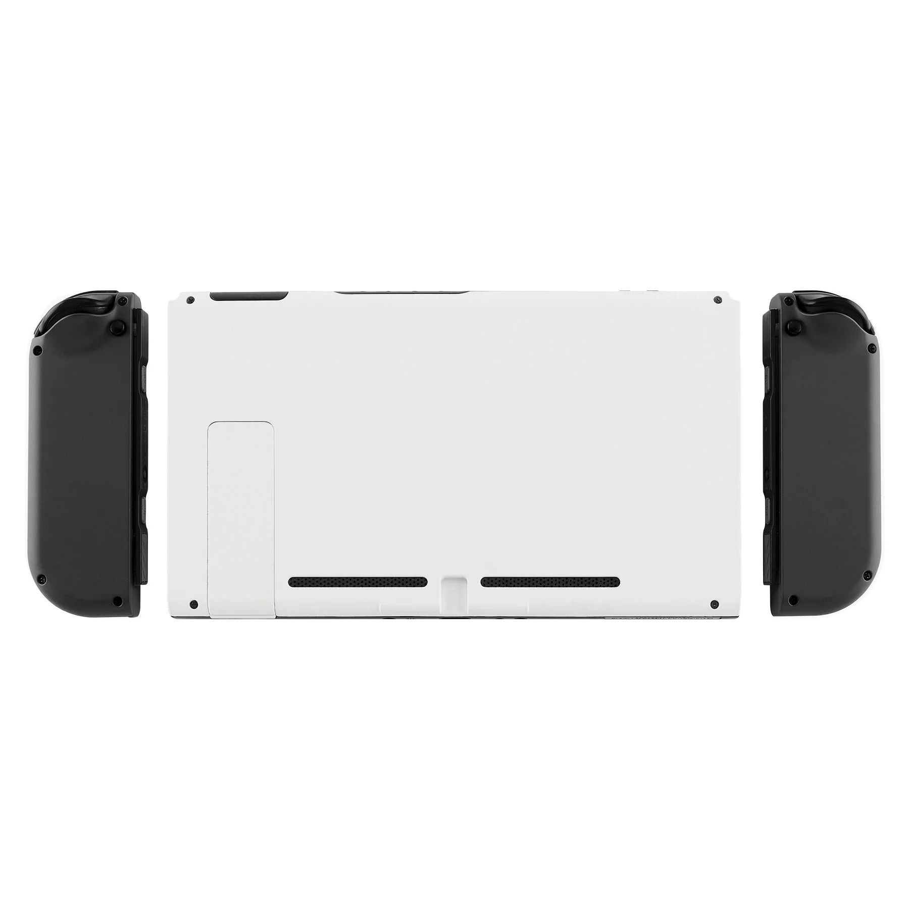 eXtremeRate Replacement Back Plate with Kickstand for Nintendo Switch Console - White - Image 3