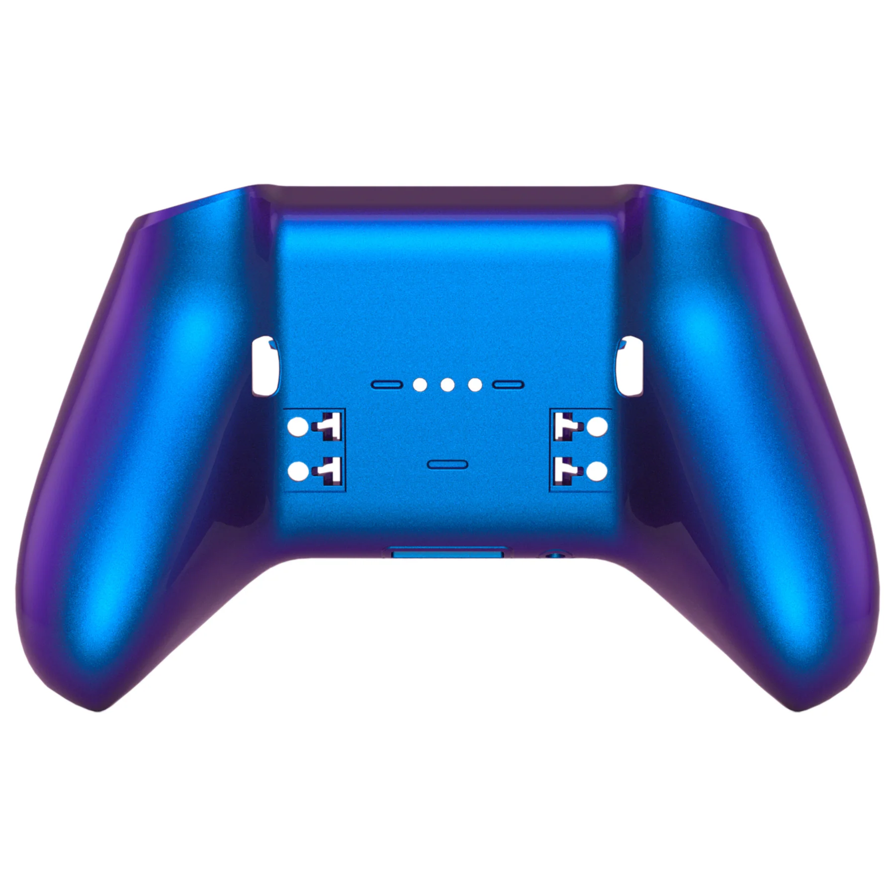 eXtremeRate Replacement Bottom Shell Case for Xbox Elite Series 2 & Elite Series 2 Core Controller Model 1797 - Chameleon Purple Blue - Image 7