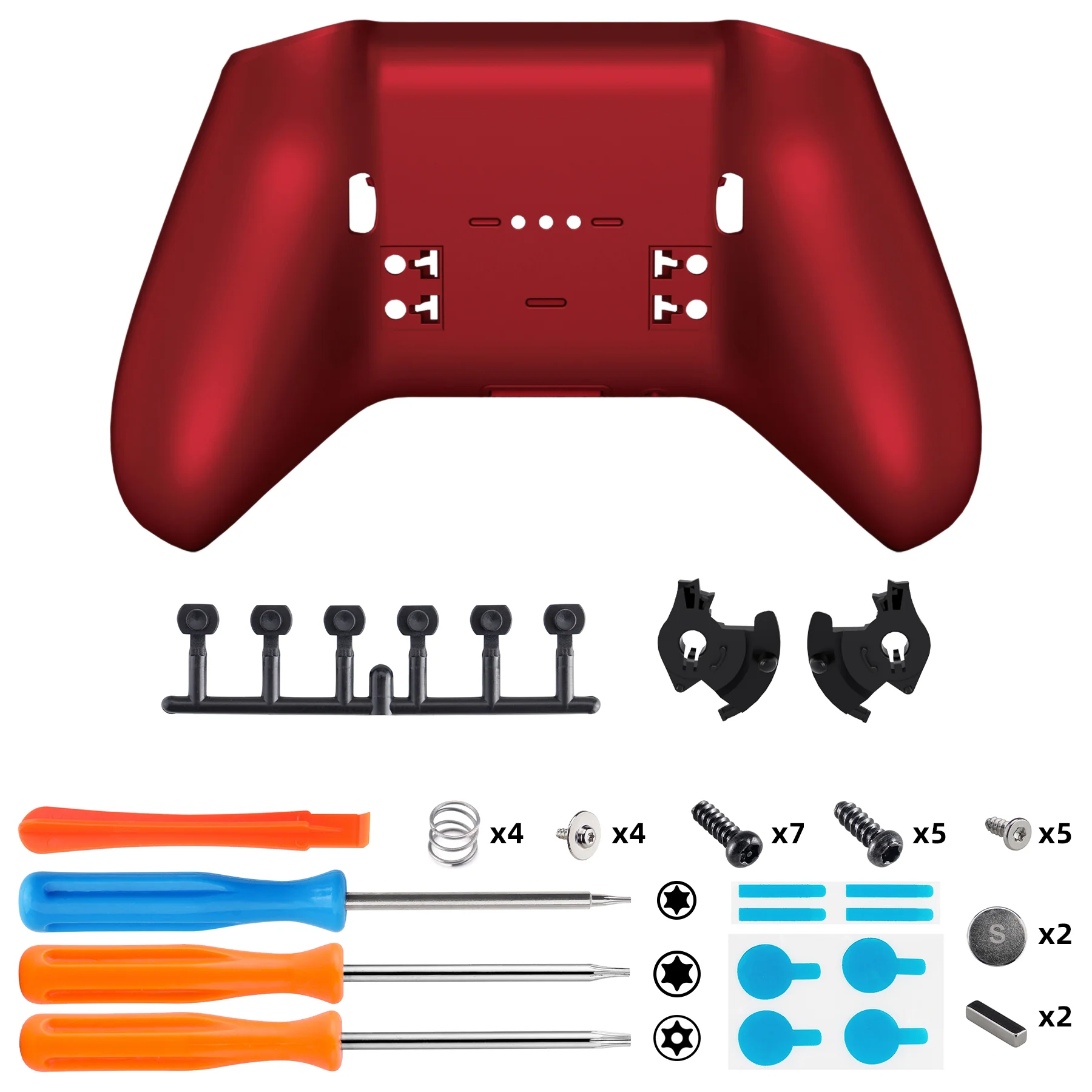 eXtremeRate Replacement Bottom Shell Case for Xbox Elite Series 2 & Elite Series 2 Core Controller Model 1797 - Scarlet Red - Image 2