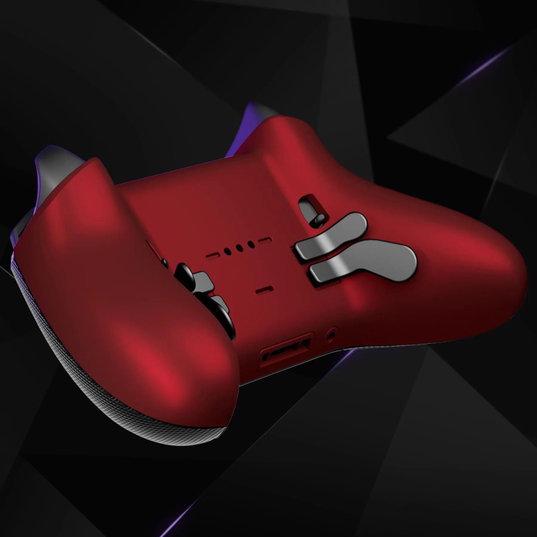 eXtremeRate Replacement Bottom Shell Case for Xbox Elite Series 2 & Elite Series 2 Core Controller Model 1797 - Scarlet Red - Image 6